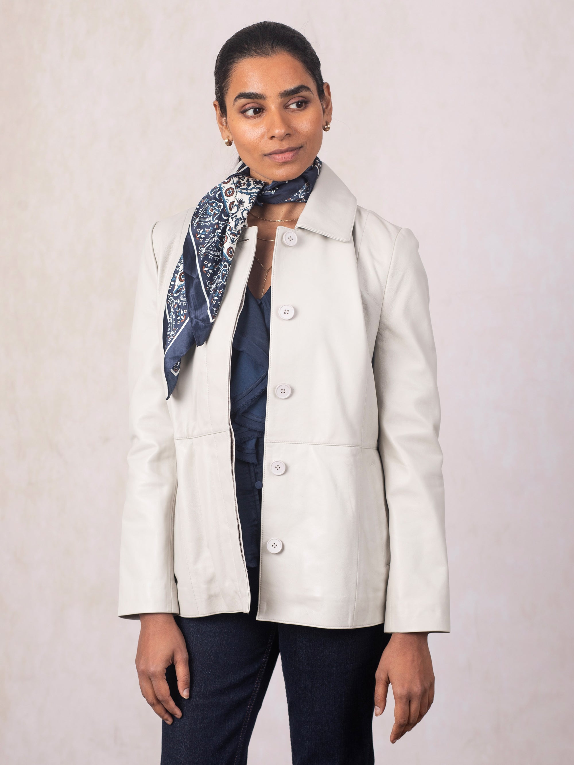 Mawbray Collared Leather Jacket