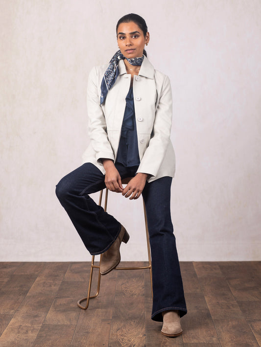 Mawbray Collared Leather Jacket