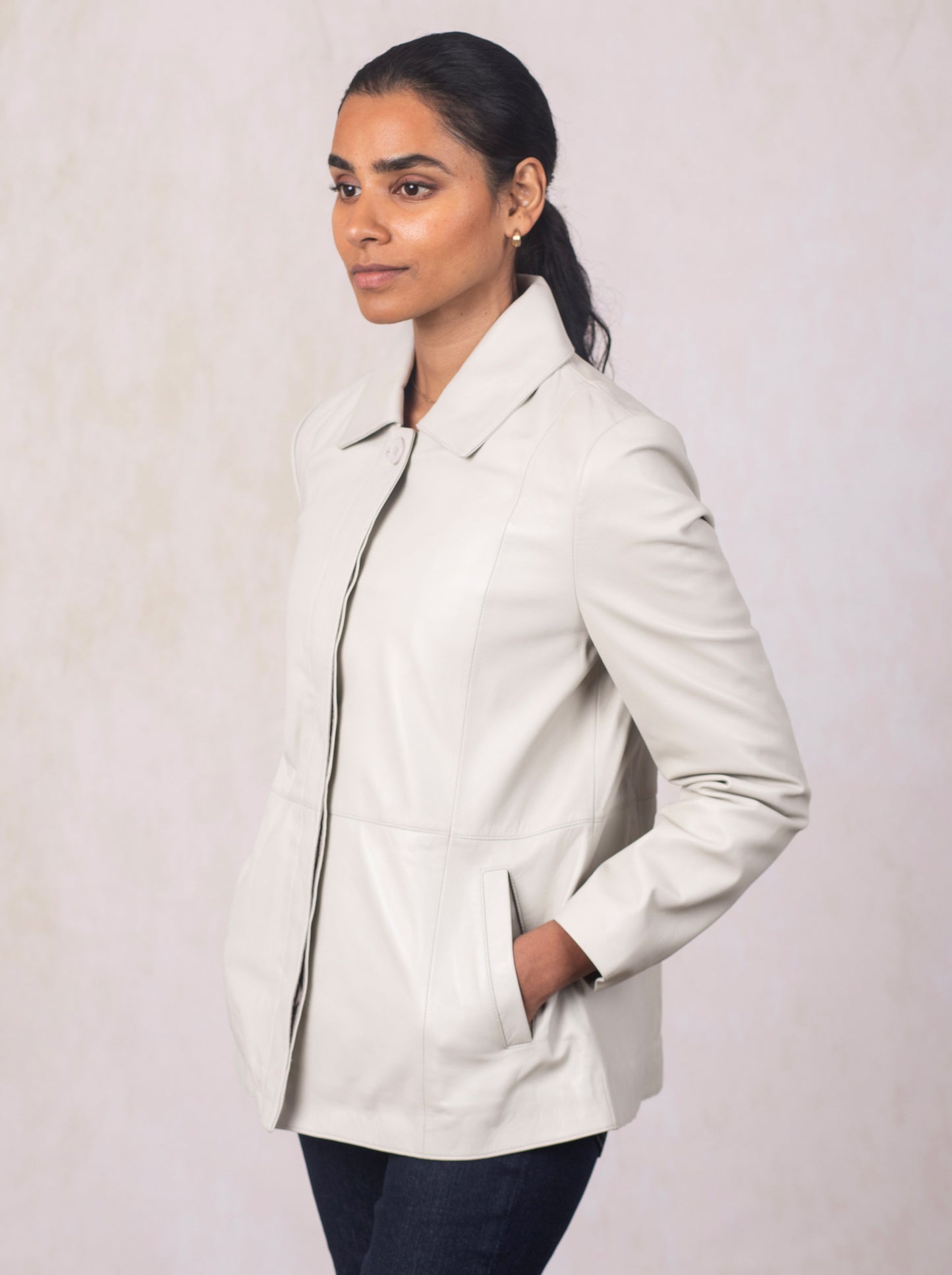 Mawbray Collared Leather Jacket