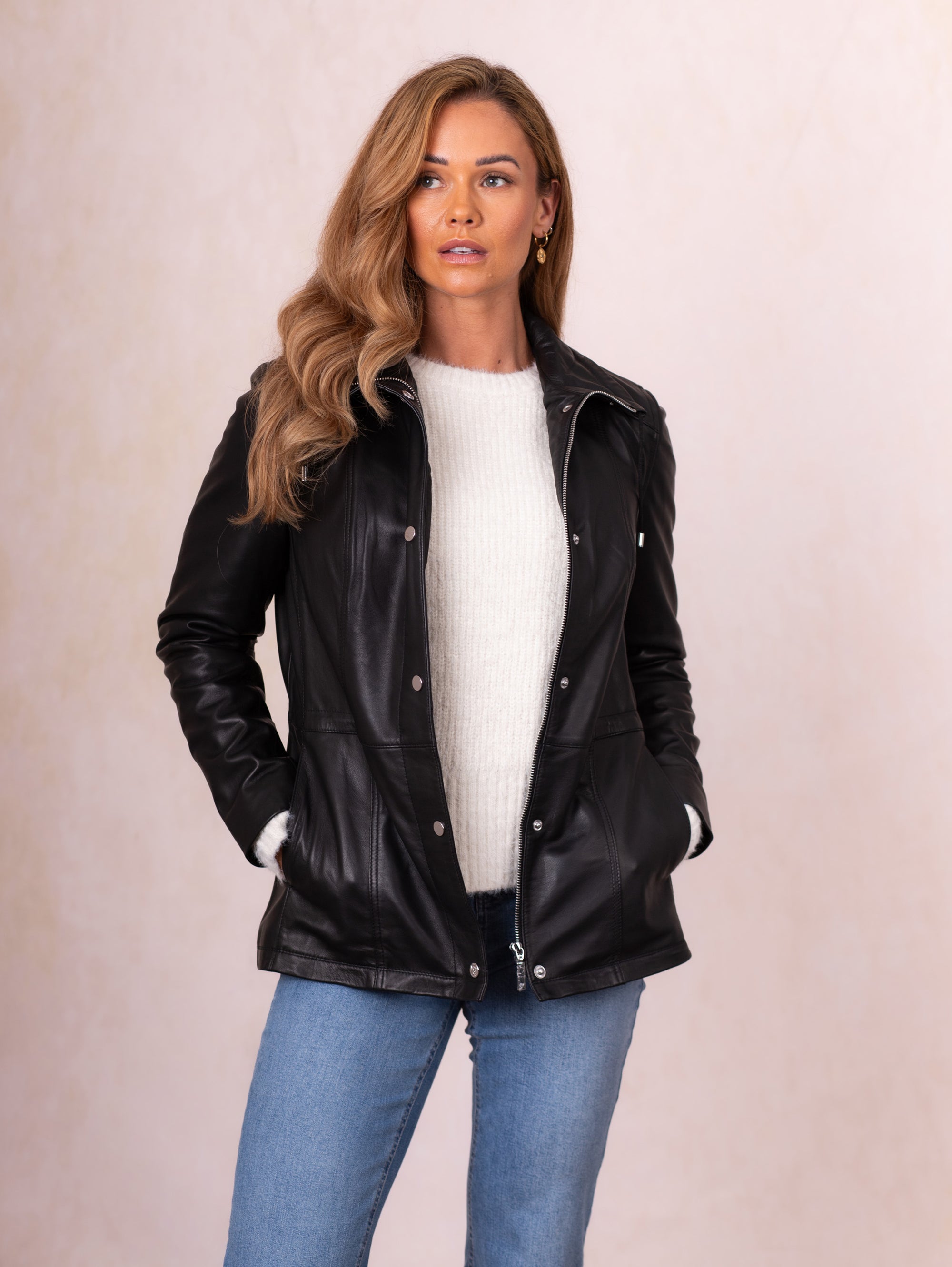 Leithwaite Leather Field Jacket