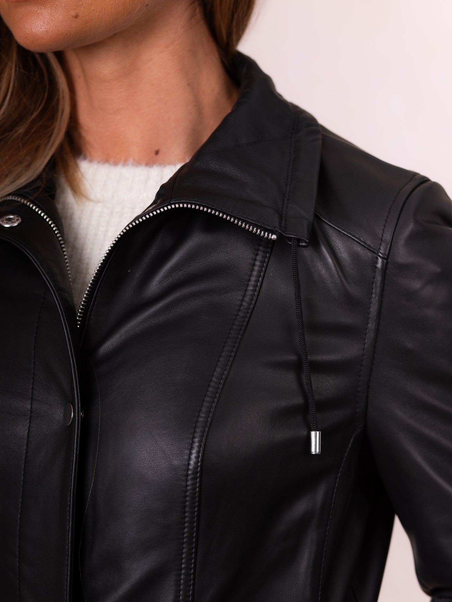 Leithwaite Leather Field Jacket