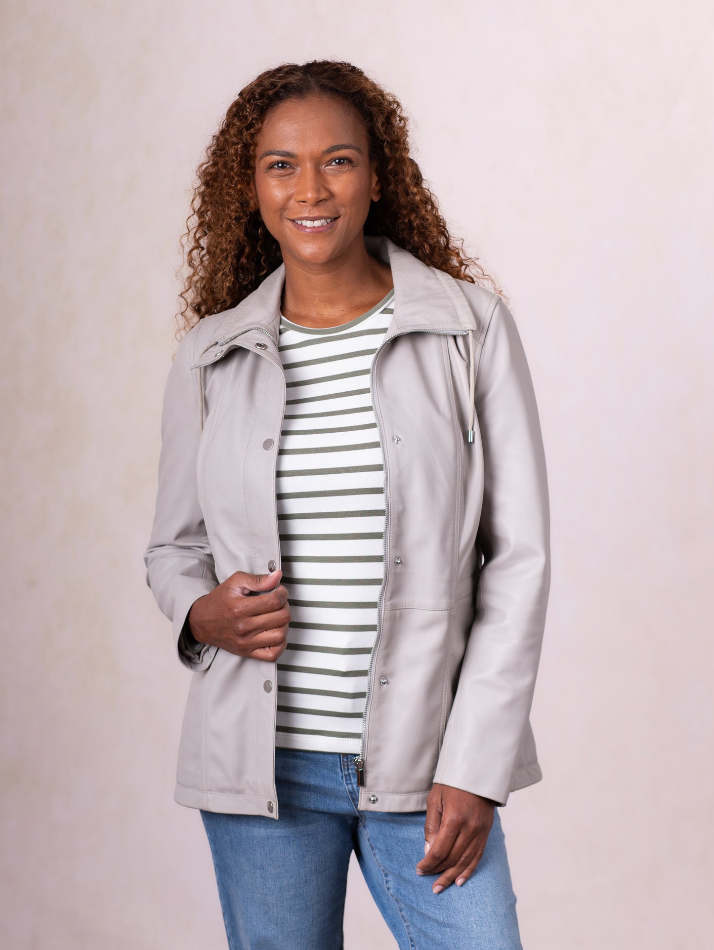 Leithwaite Leather Field Jacket