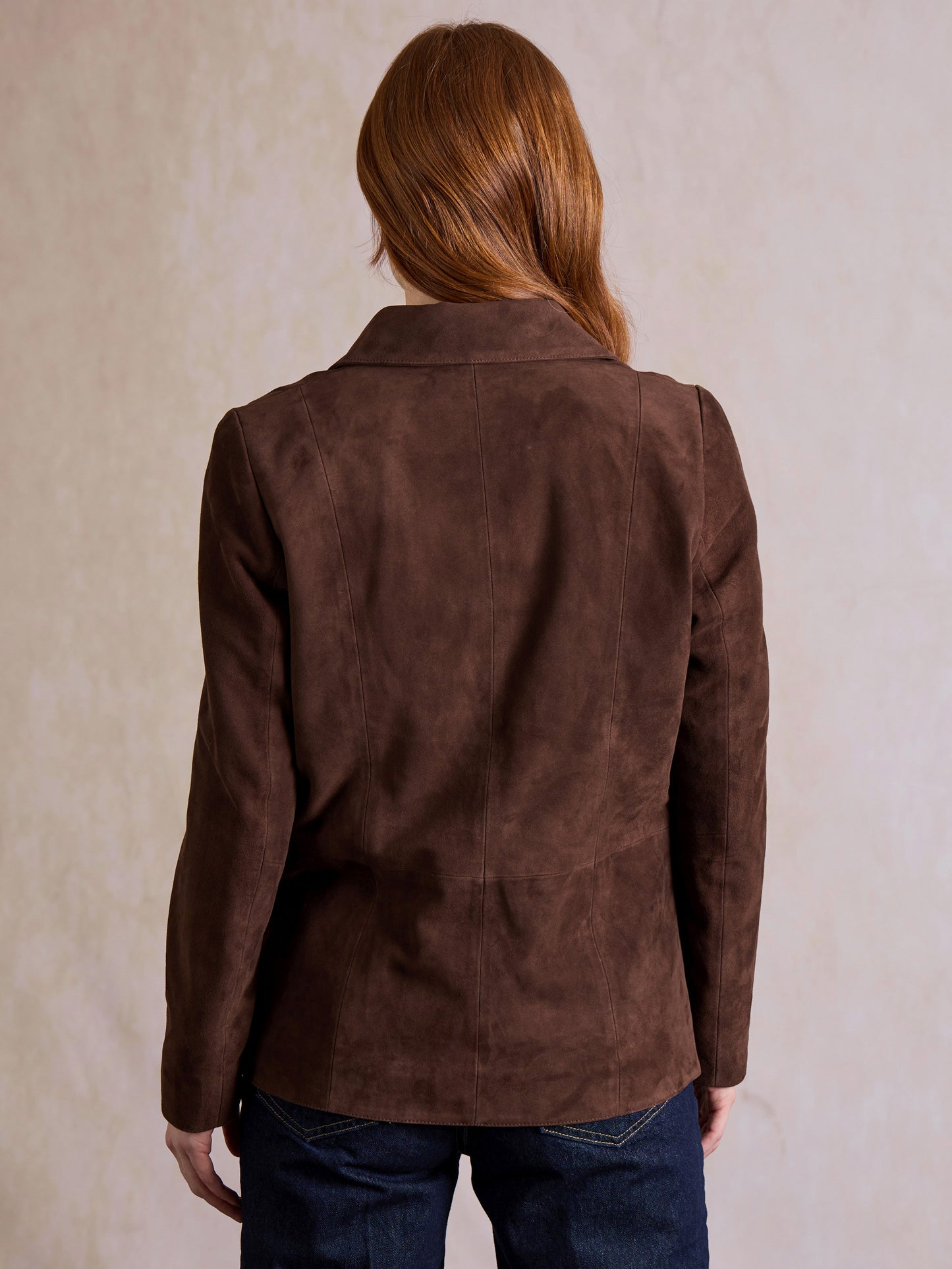 Birch Suede Blazer