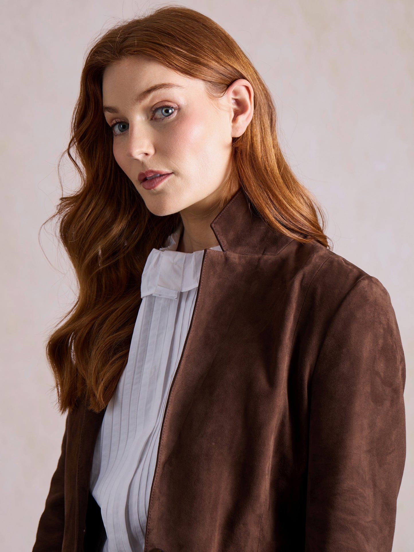 Birch Suede Blazer