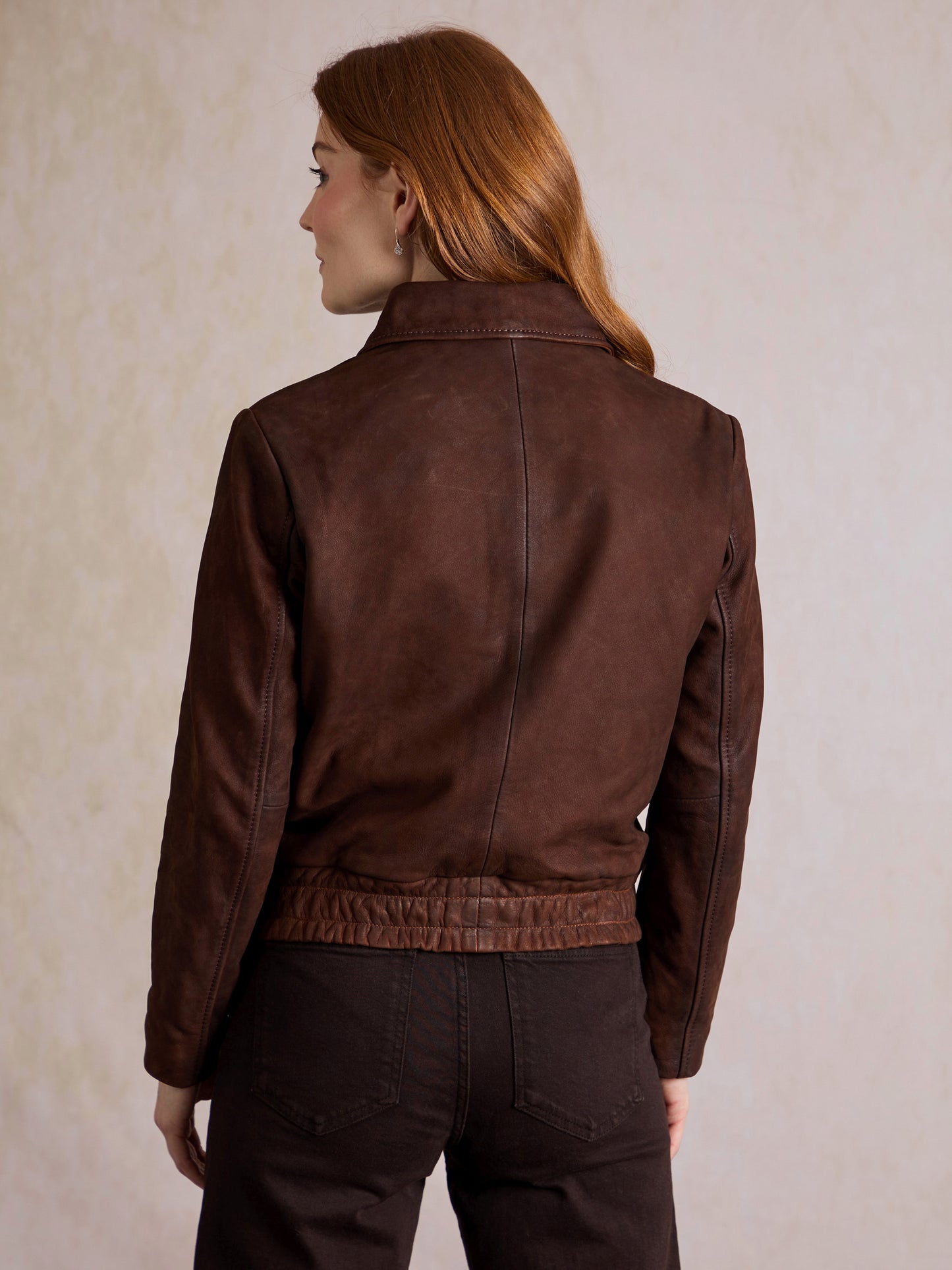 Froswick Leather Bomber Jacket