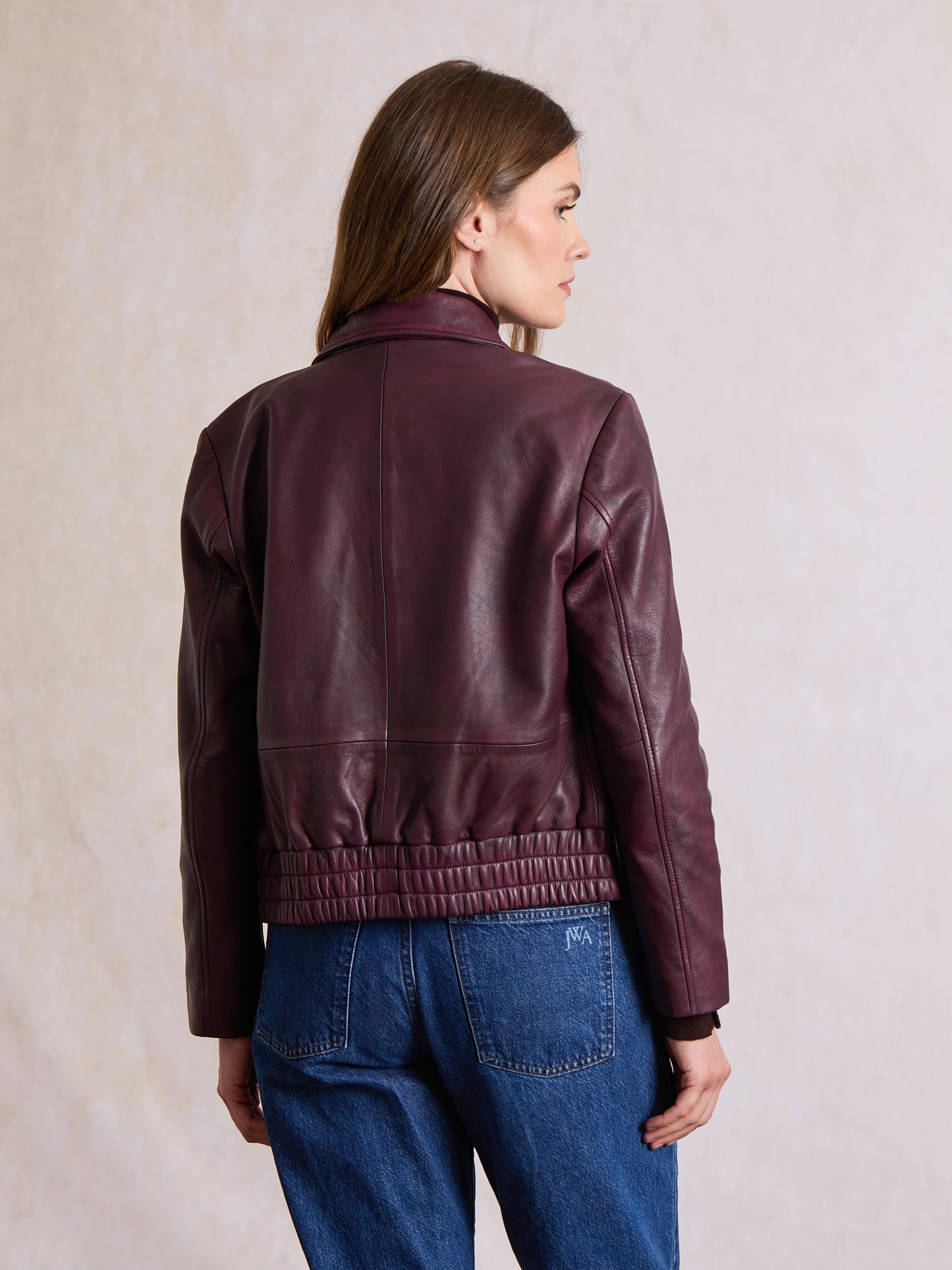 Froswick Leather Bomber Jacket