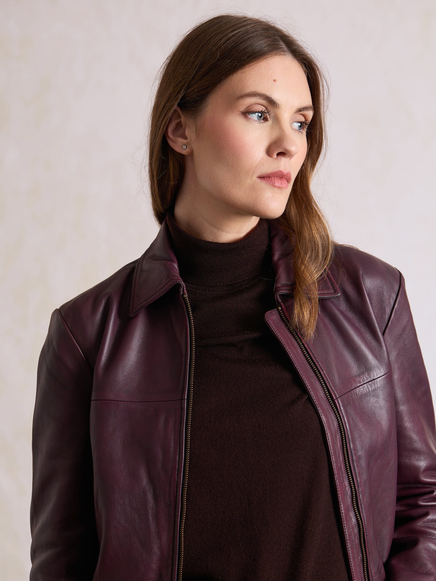 Froswick Leather Bomber Jacket