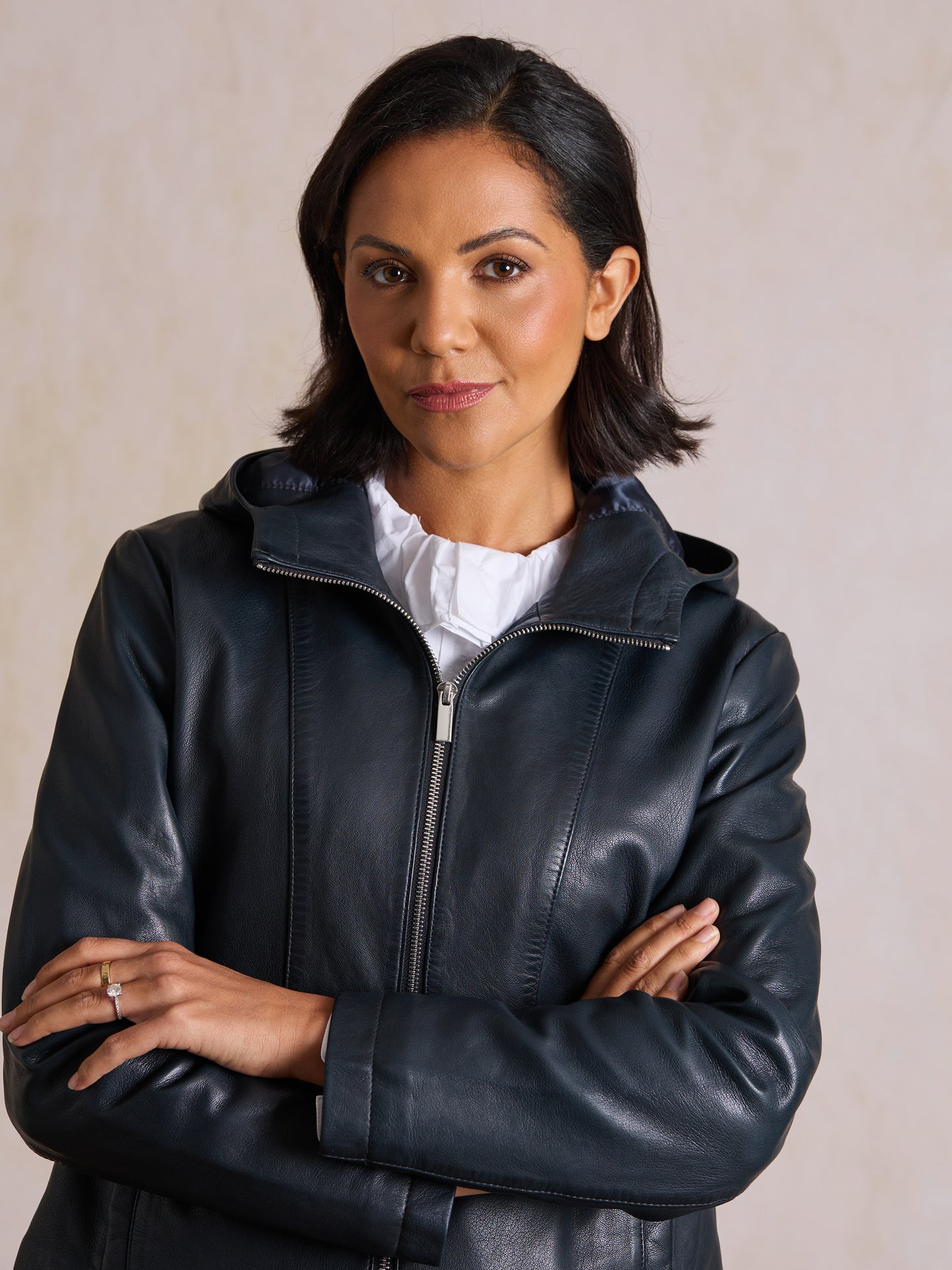 Harter Leather Hooded Jacket