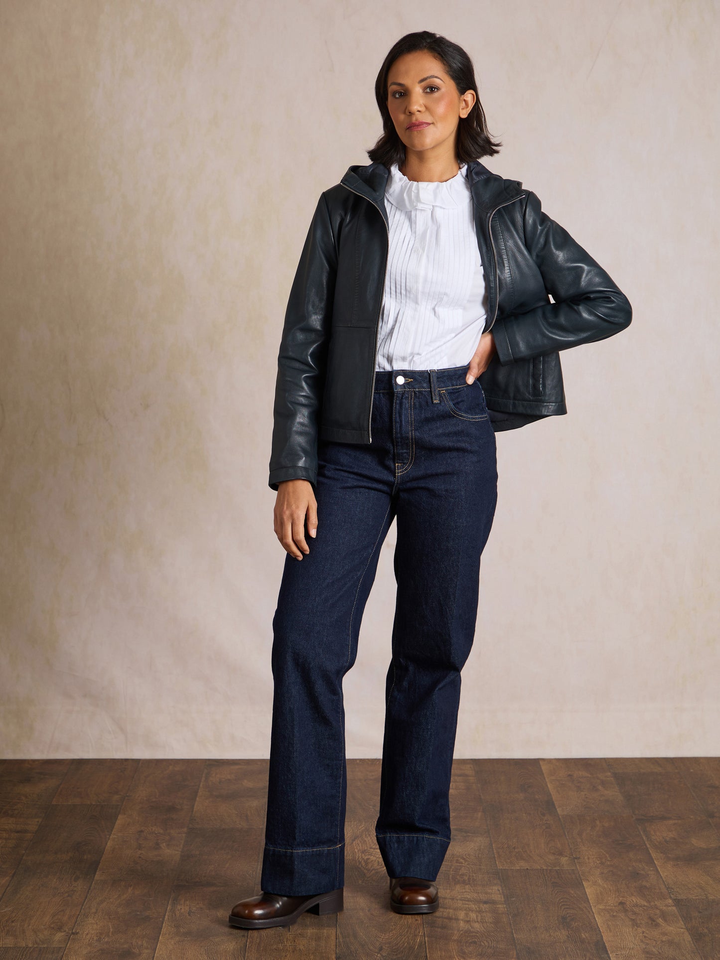 Harter Leather Hooded Jacket