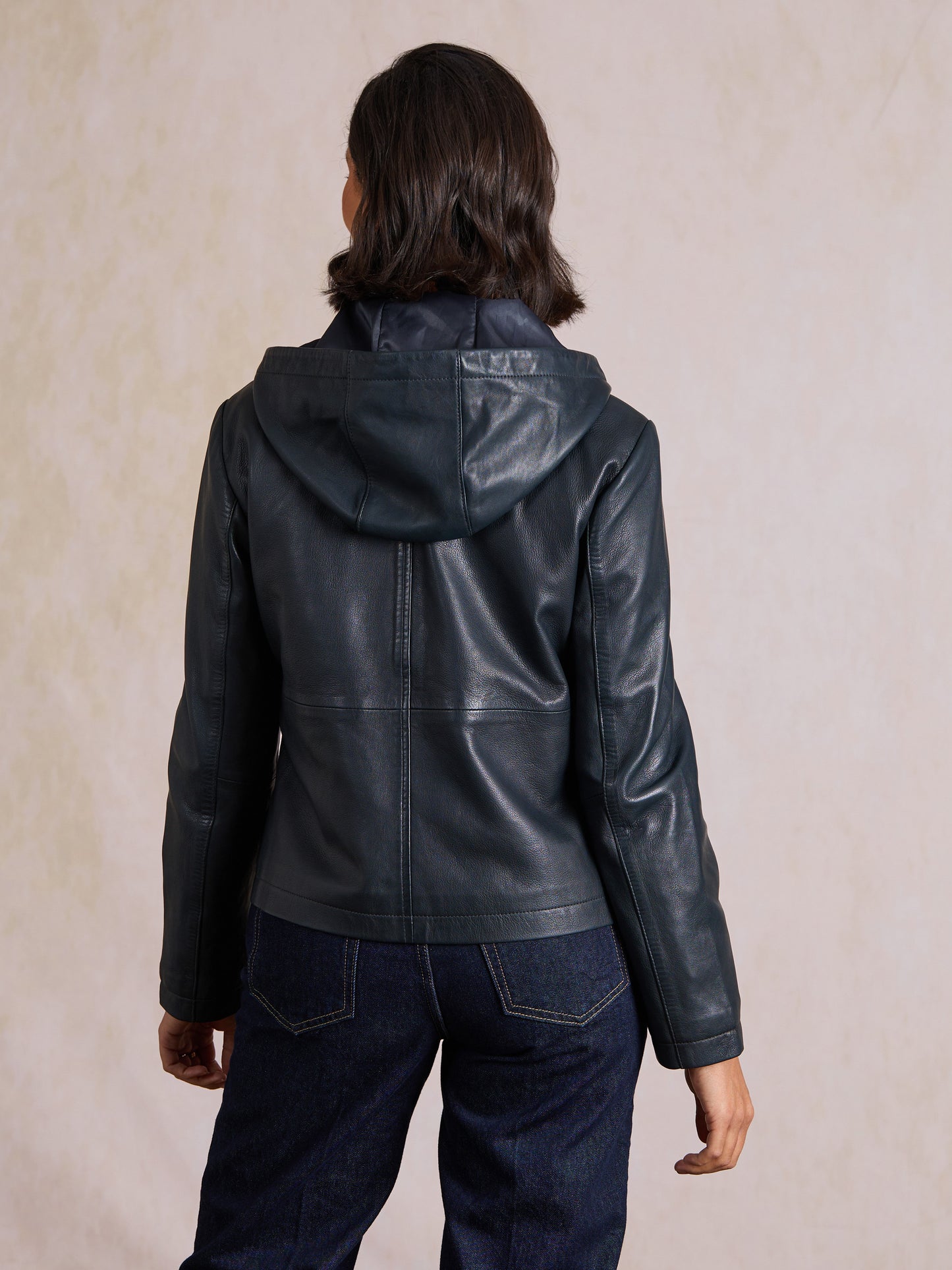 Harter Leather Hooded Jacket