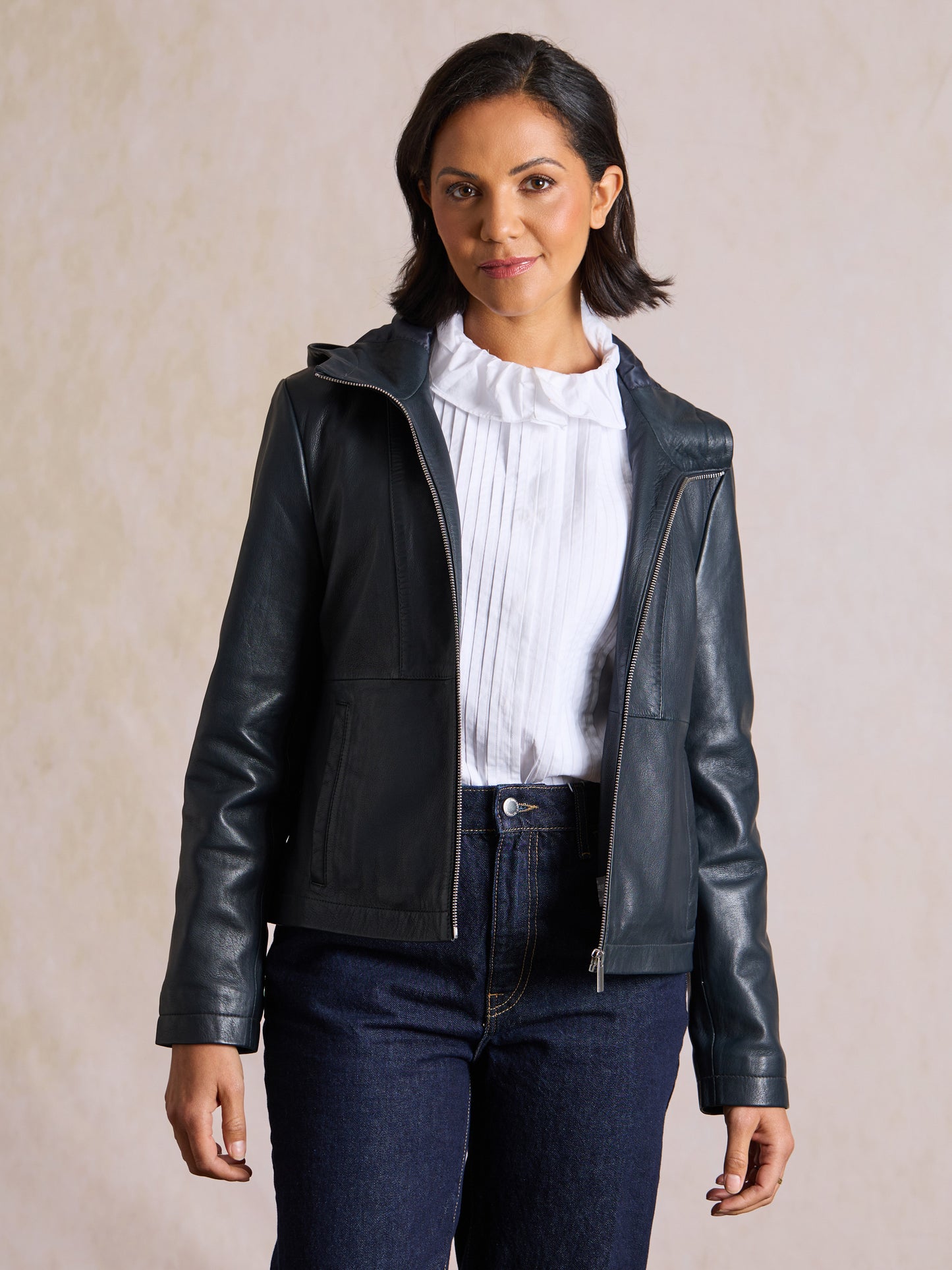 Harter Leather Hooded Jacket