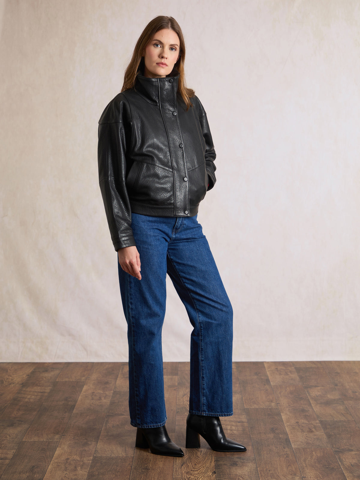 Cartmel Leather Bomber Jacket