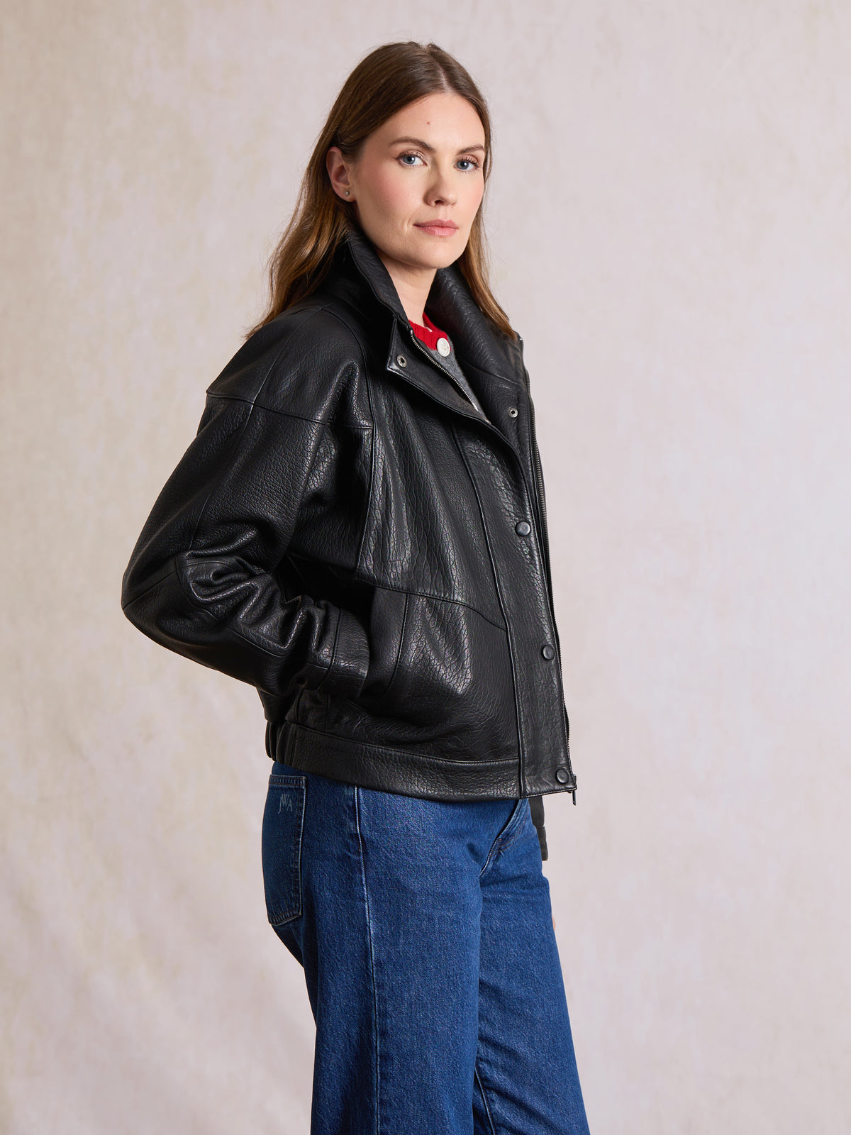 Cartmel Leather Bomber Jacket