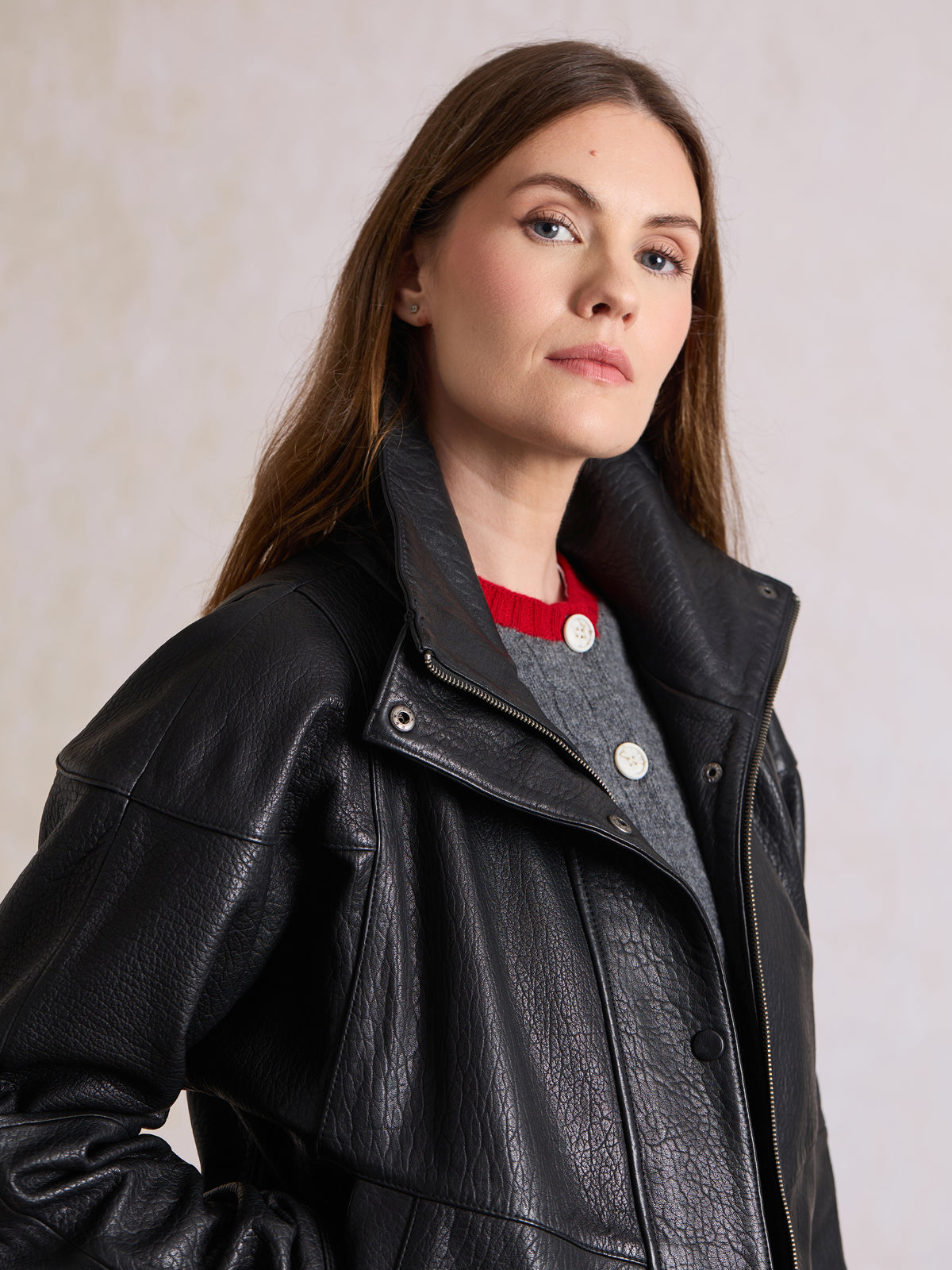 Cartmel Leather Bomber Jacket