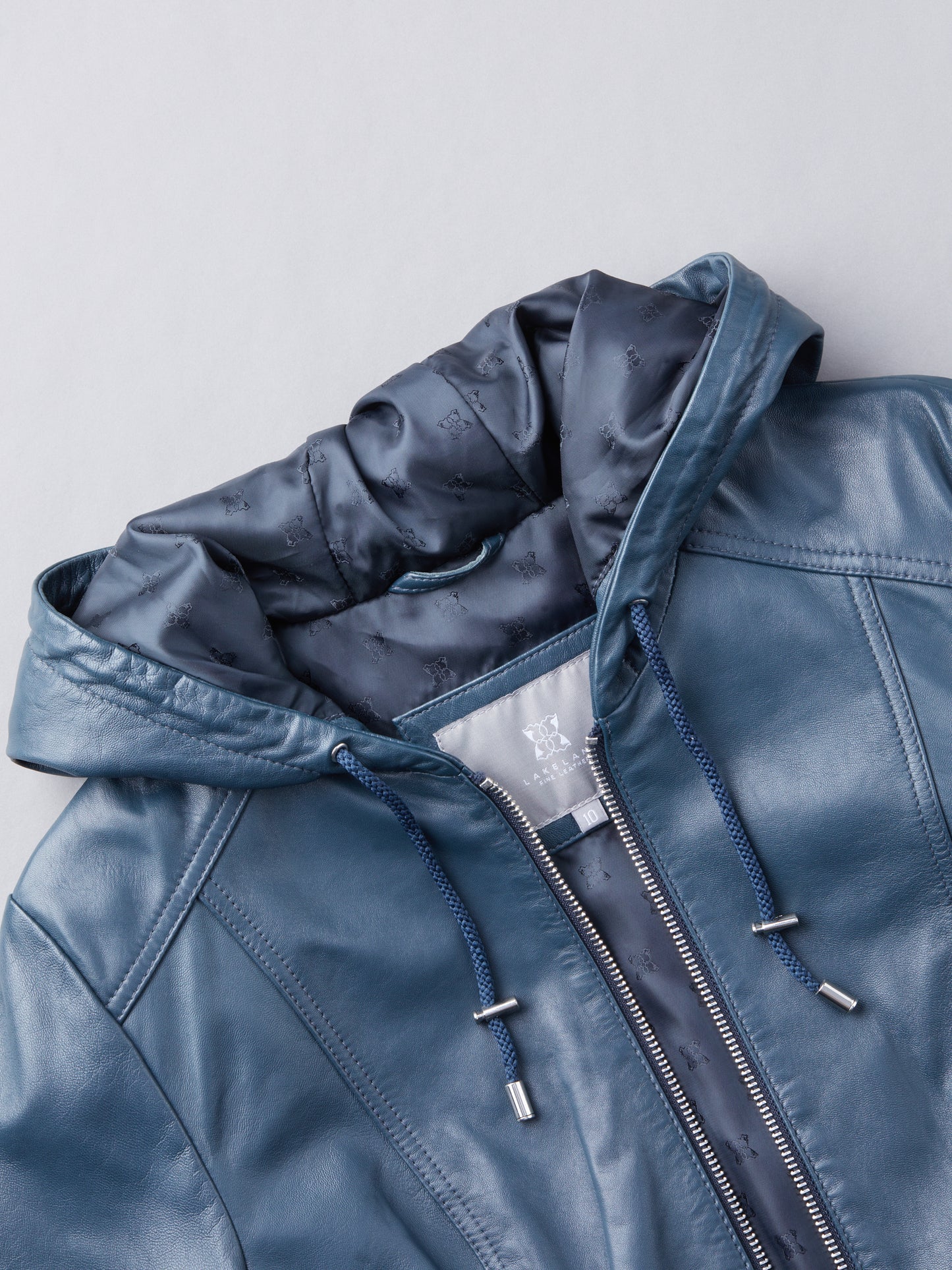 Abbeyville Hooded Leather Jacket