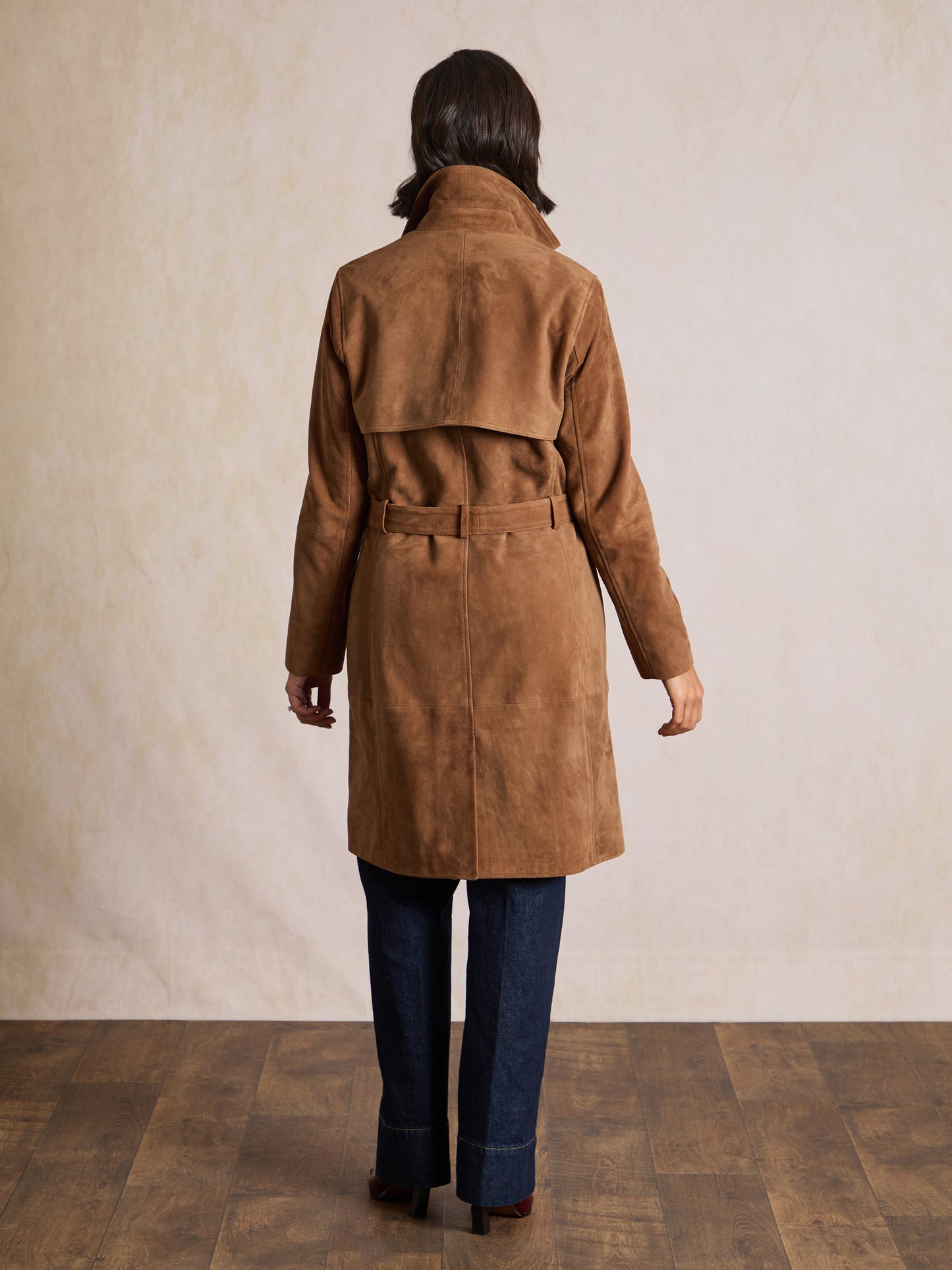Staveley Suede Trench Coat