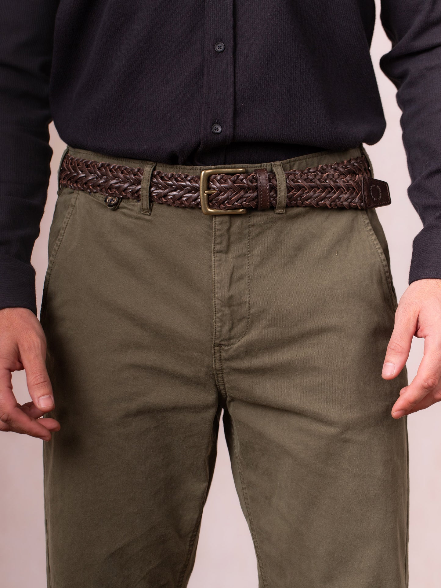 Howbeck Leather Braided Belt