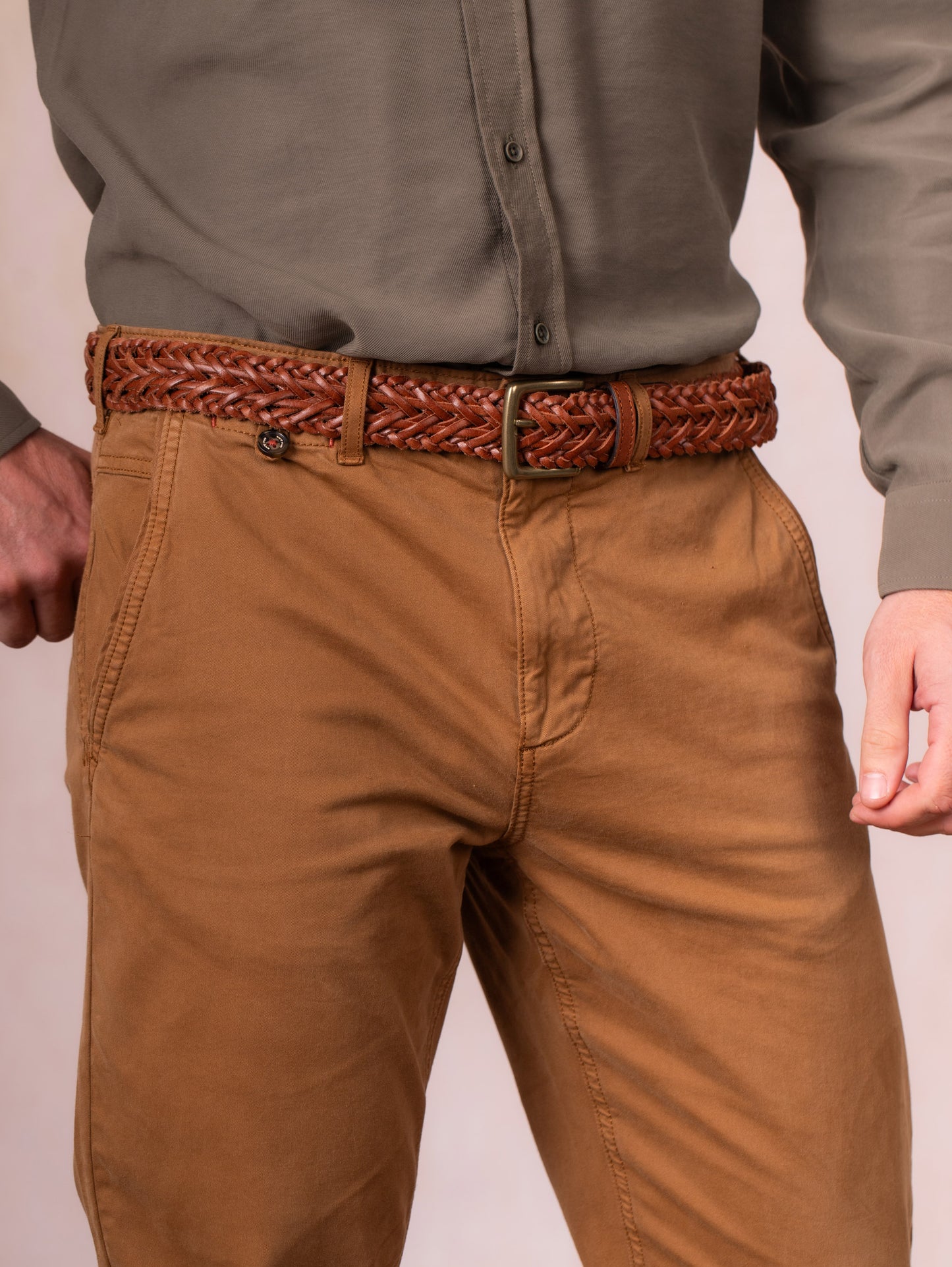Howbeck Leather Braided Belt