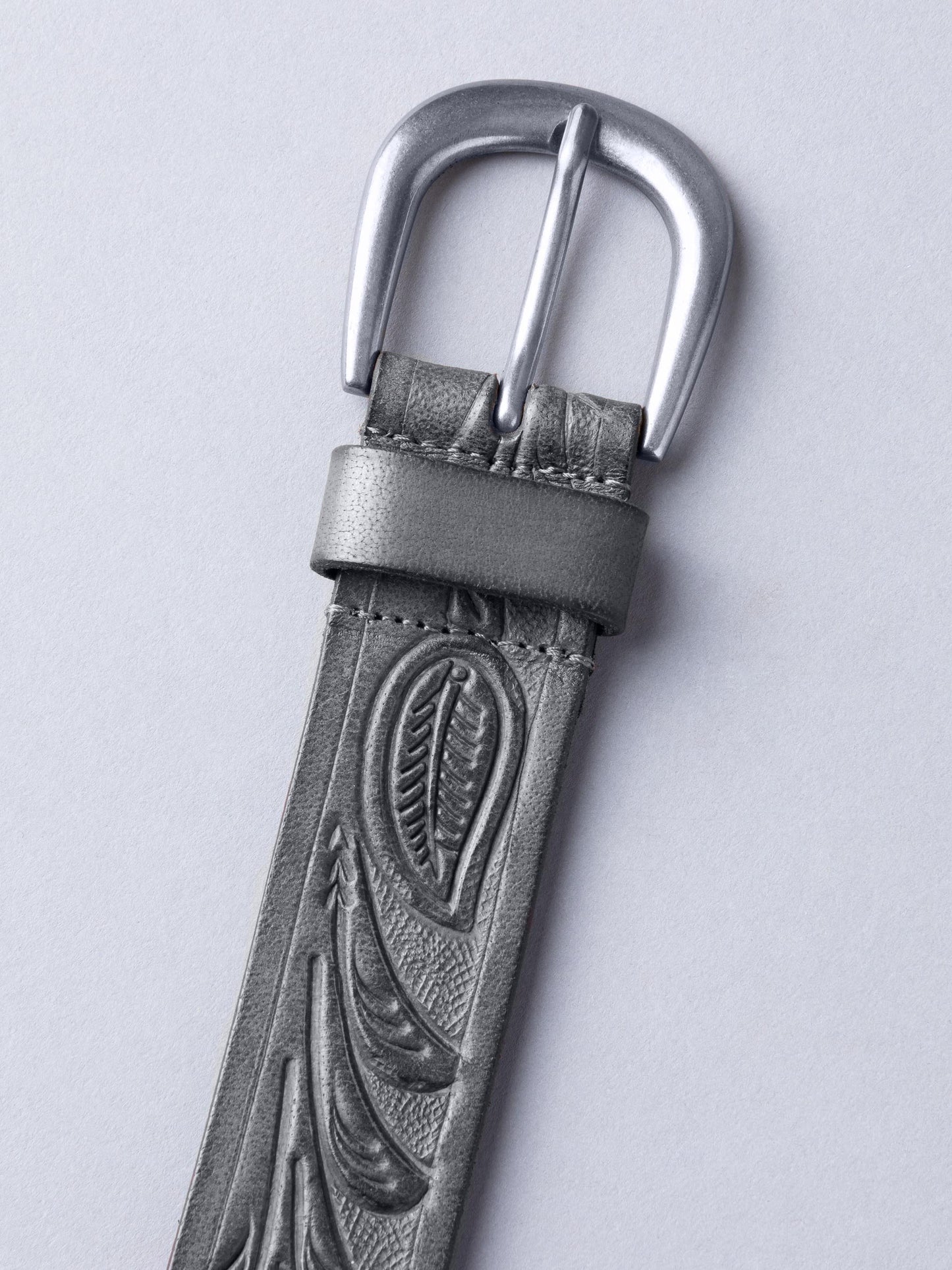 Embossed Leather Belt