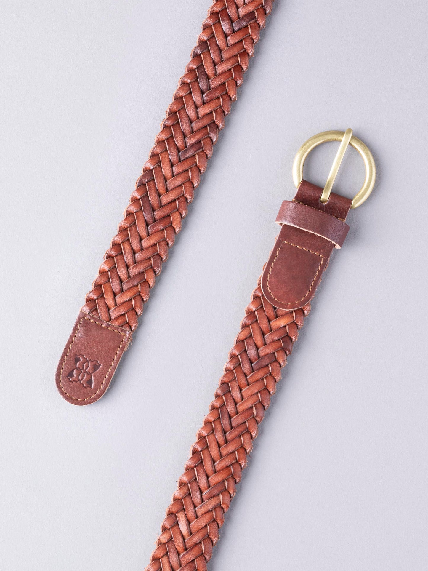 Waverton Leather Woven Belt