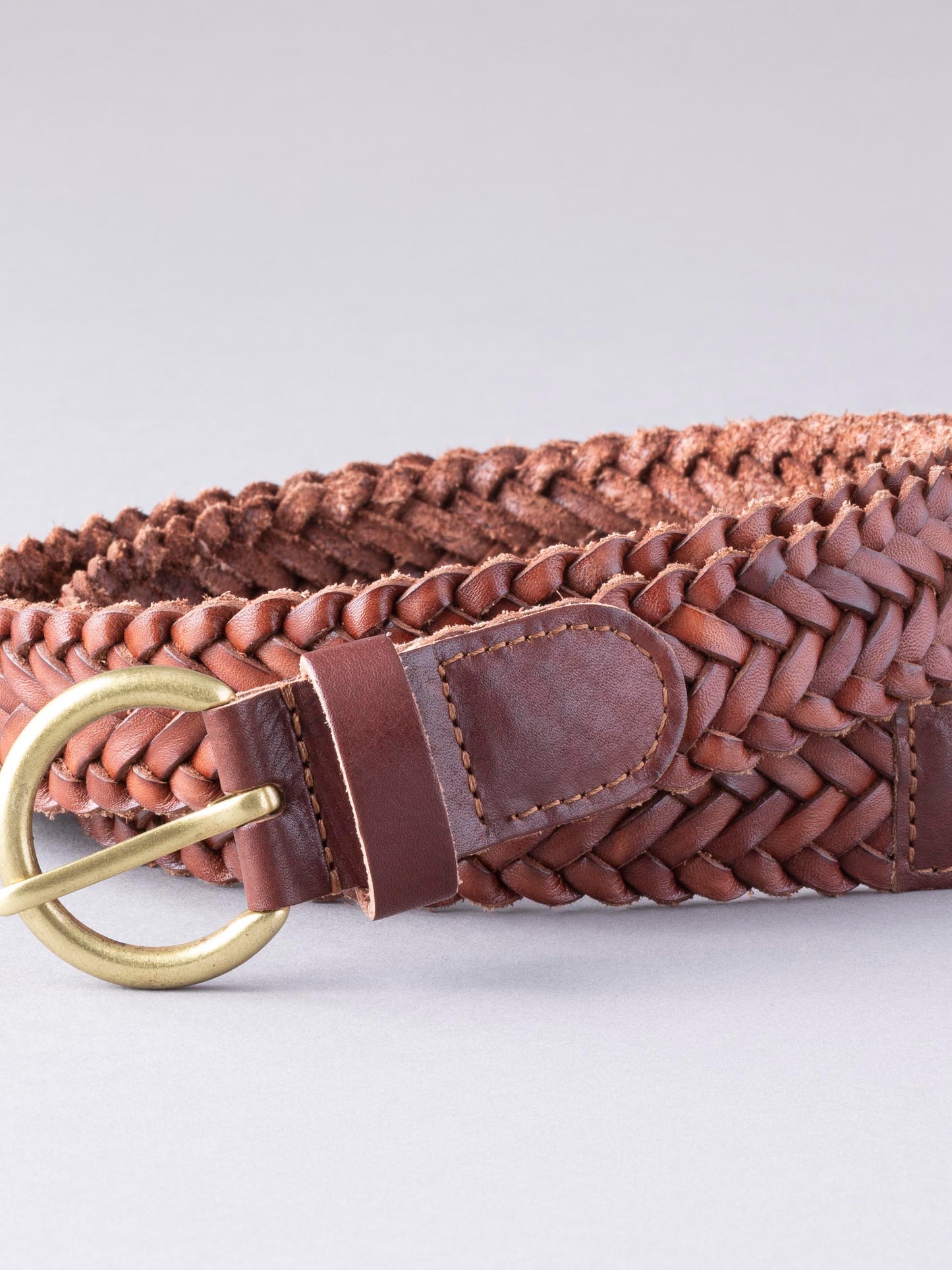 Waverton Leather Woven Belt