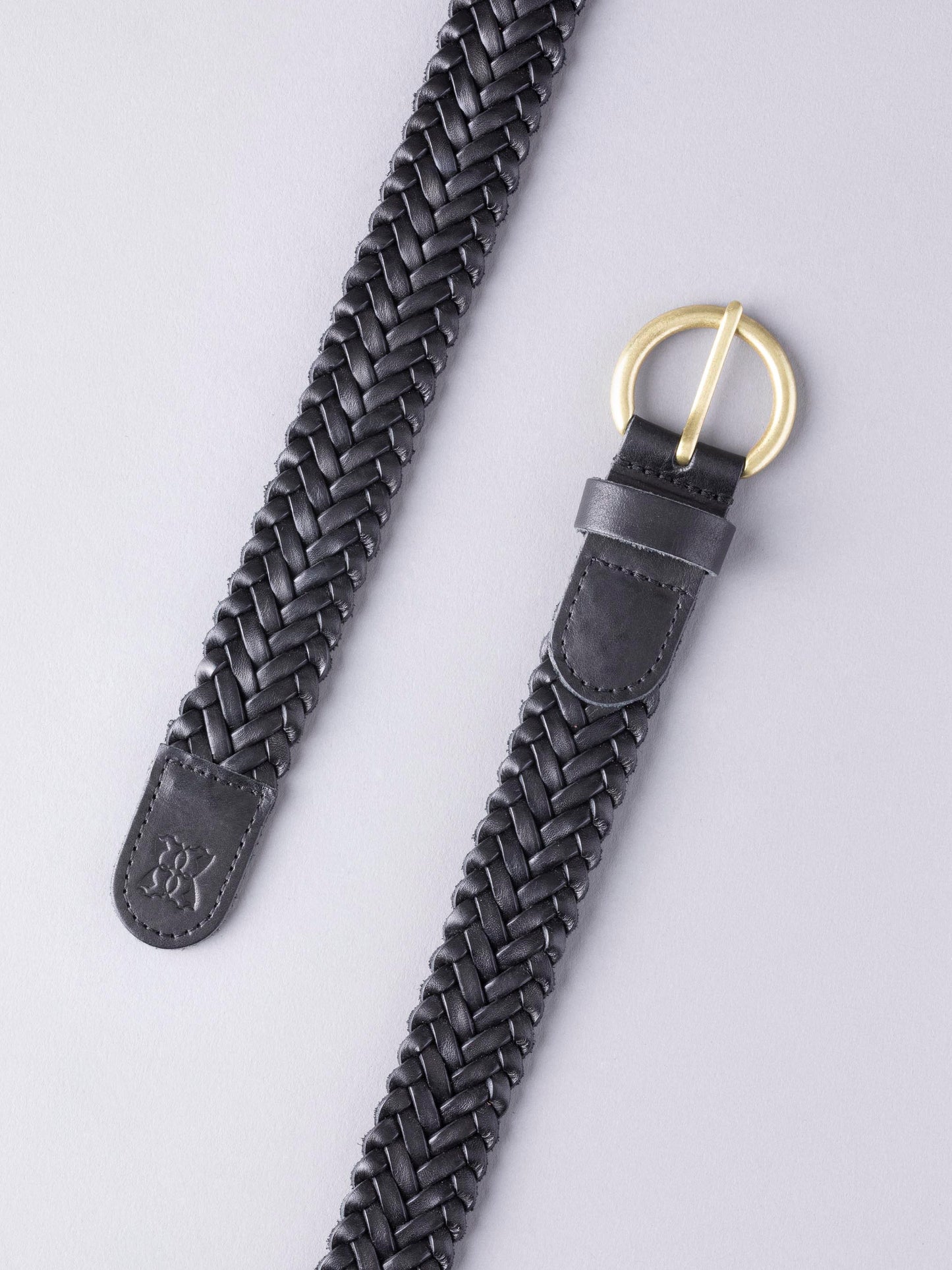 Waverton Leather Woven Belt