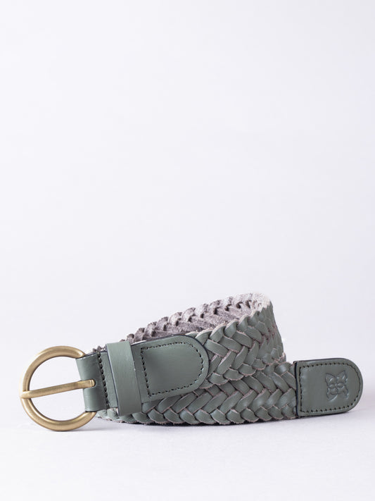 Waverton Leather Woven Belt