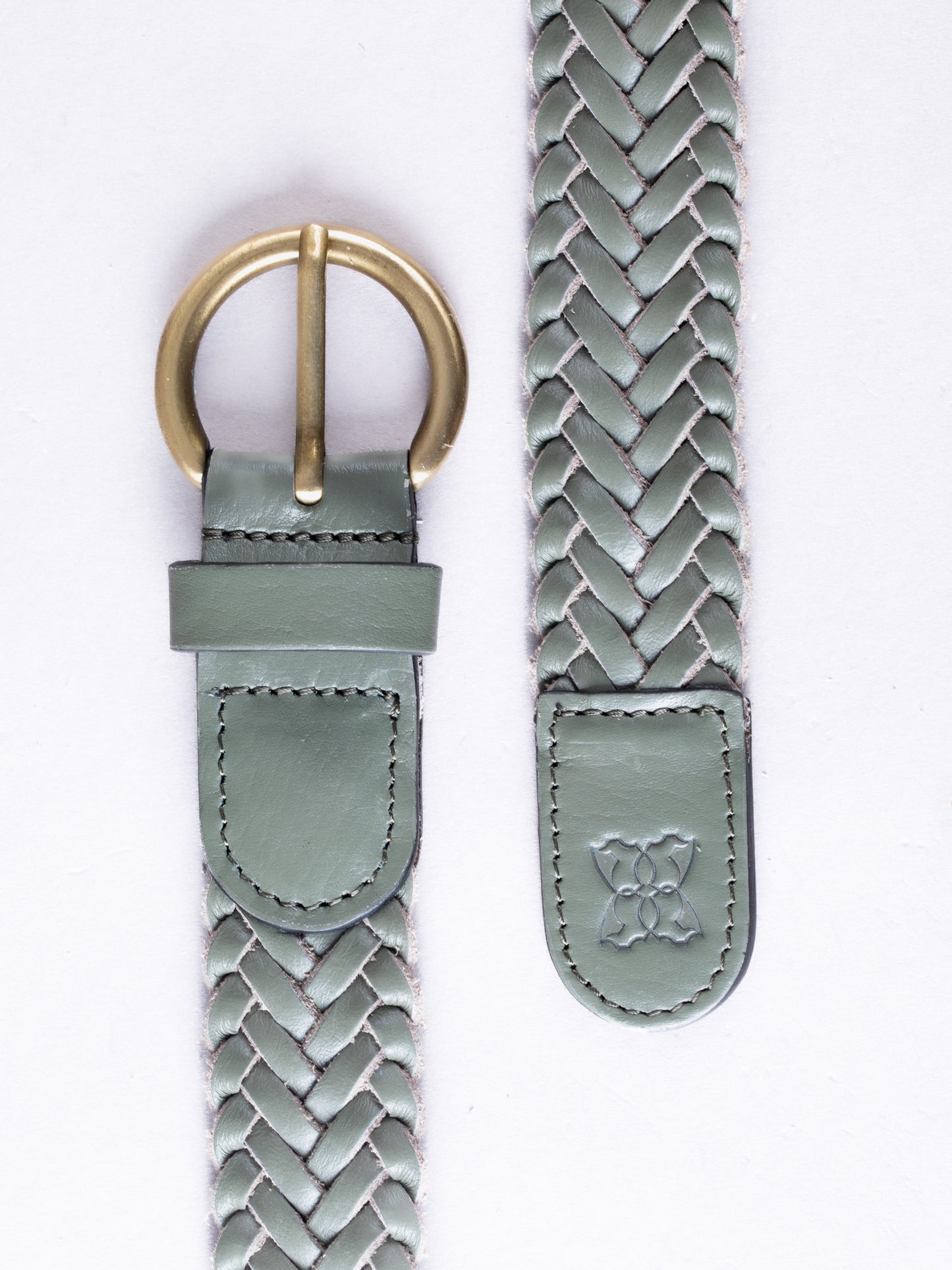 Waverton Leather Woven Belt