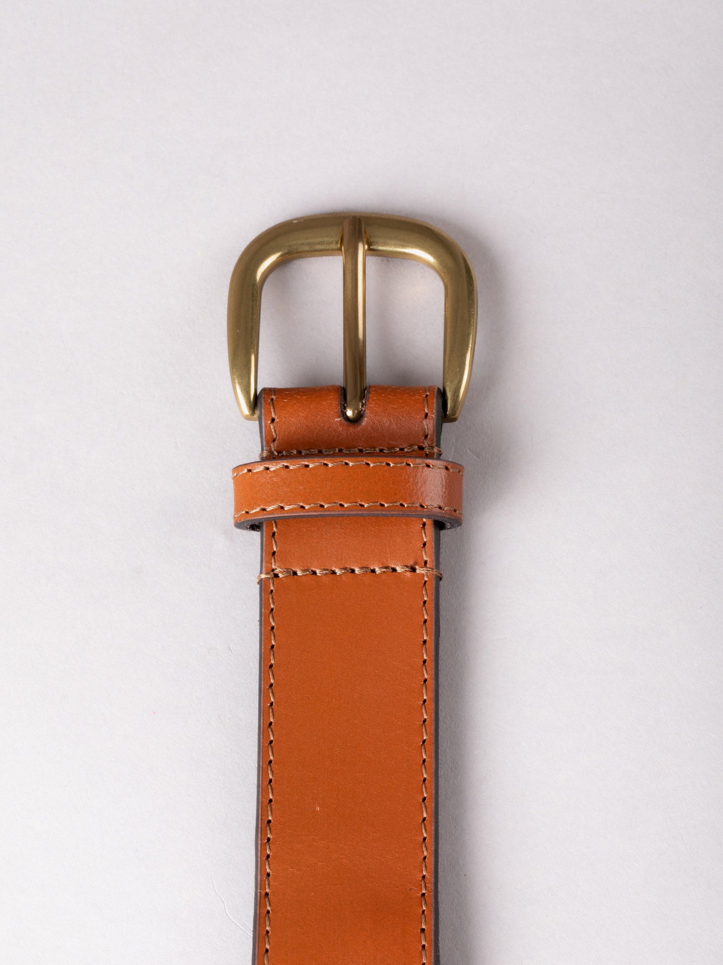 Wray Whip Stitch Leather Belt