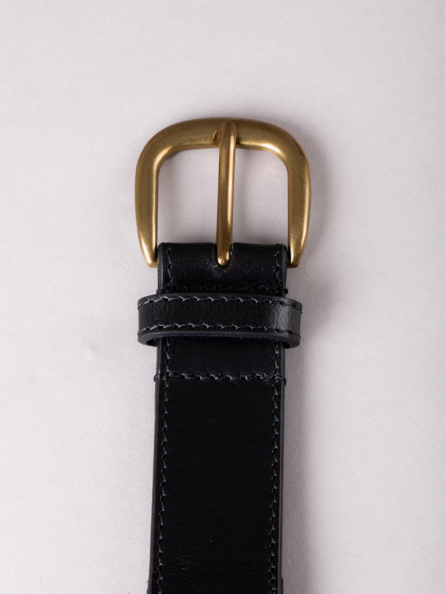 Wray Whip Stitch Leather Belt