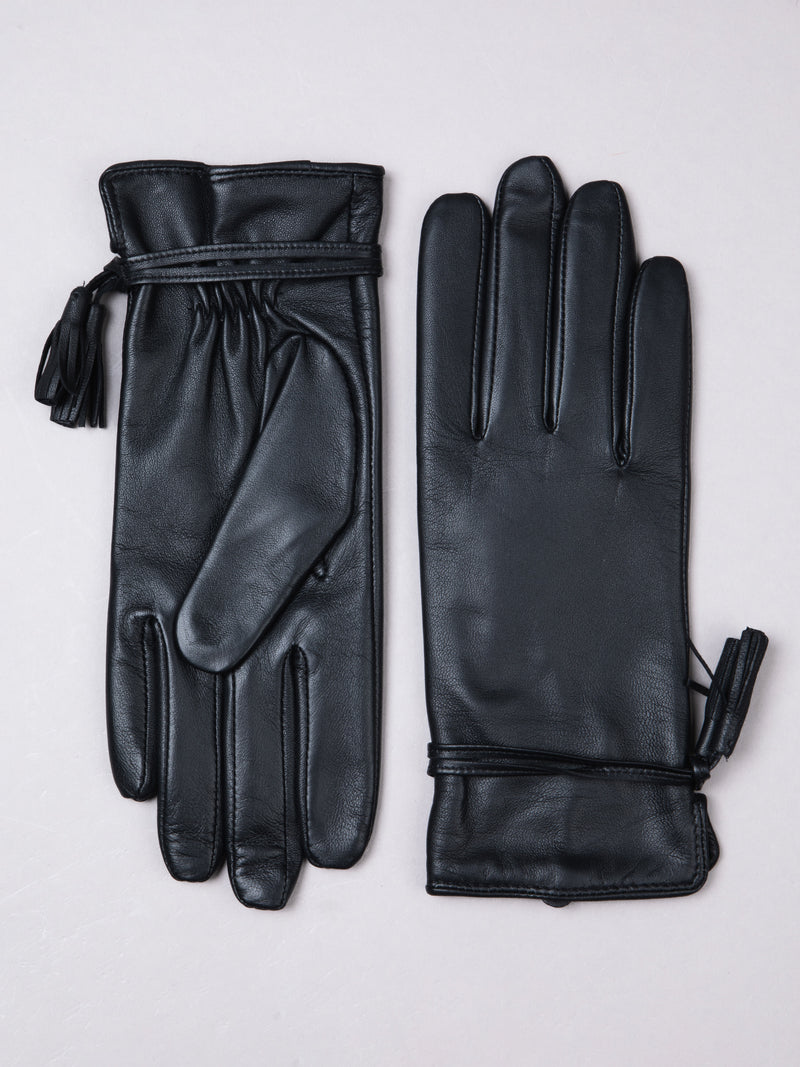 Tarraby Tassel Leather Gloves