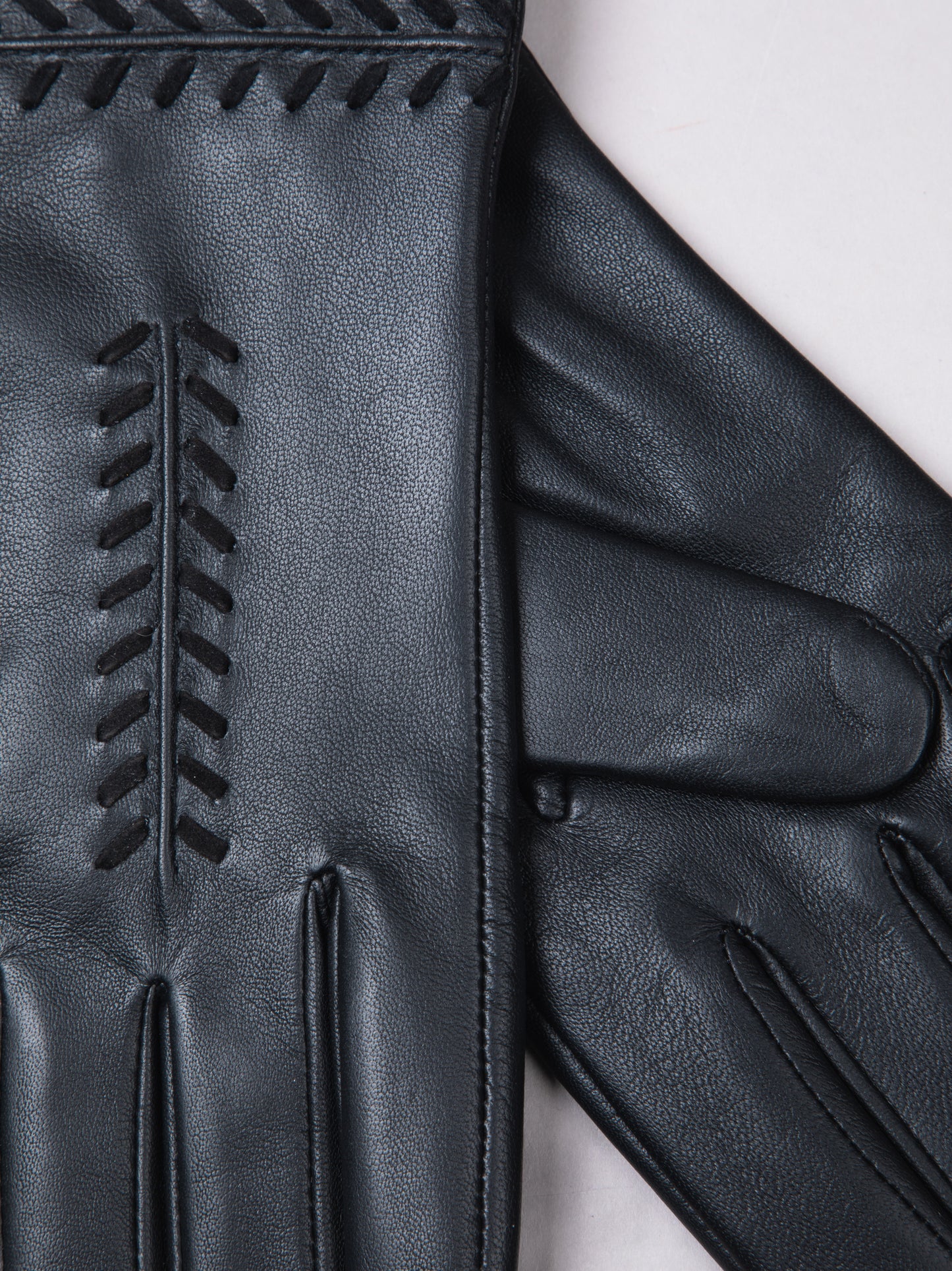 Suzie Stitch Detail Leather Gloves