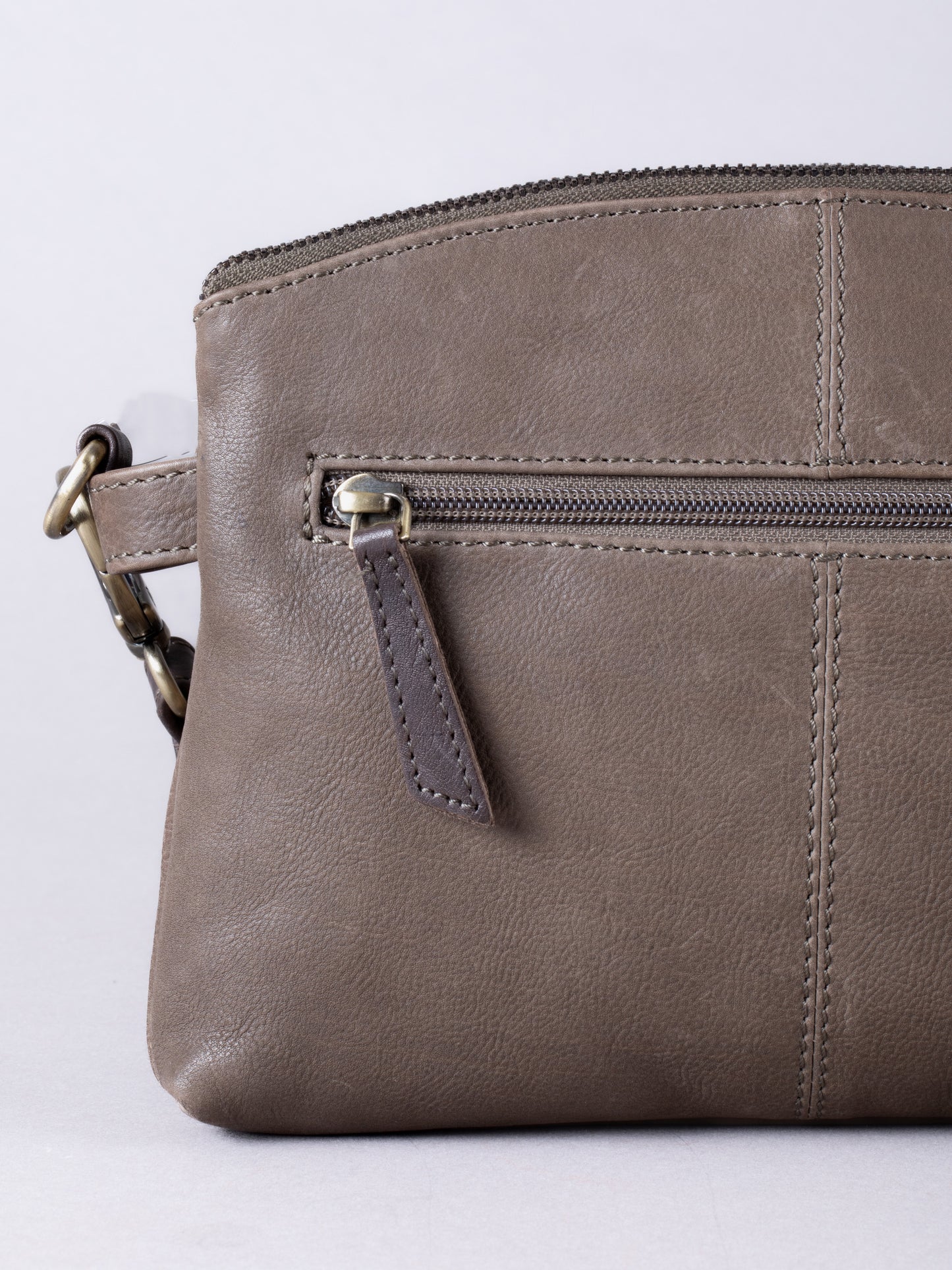 Hartsop Zip Leather Cross Body Bag