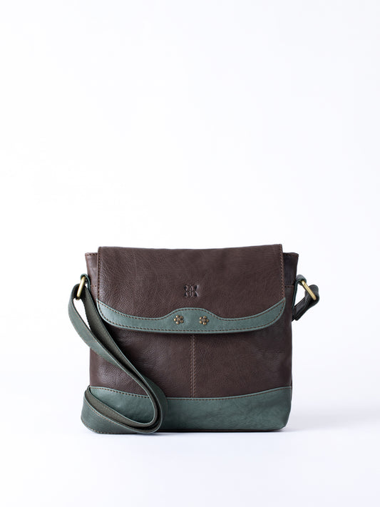 Hartsop Flapover Leather Cross Body Bag