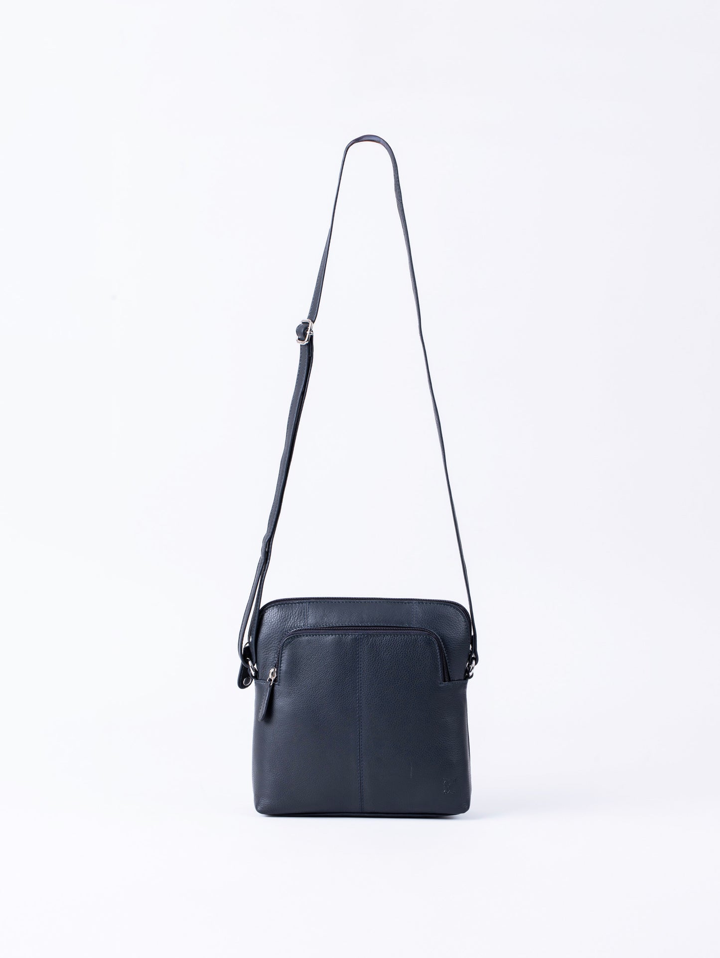 Raven Leather Cross Body Bag