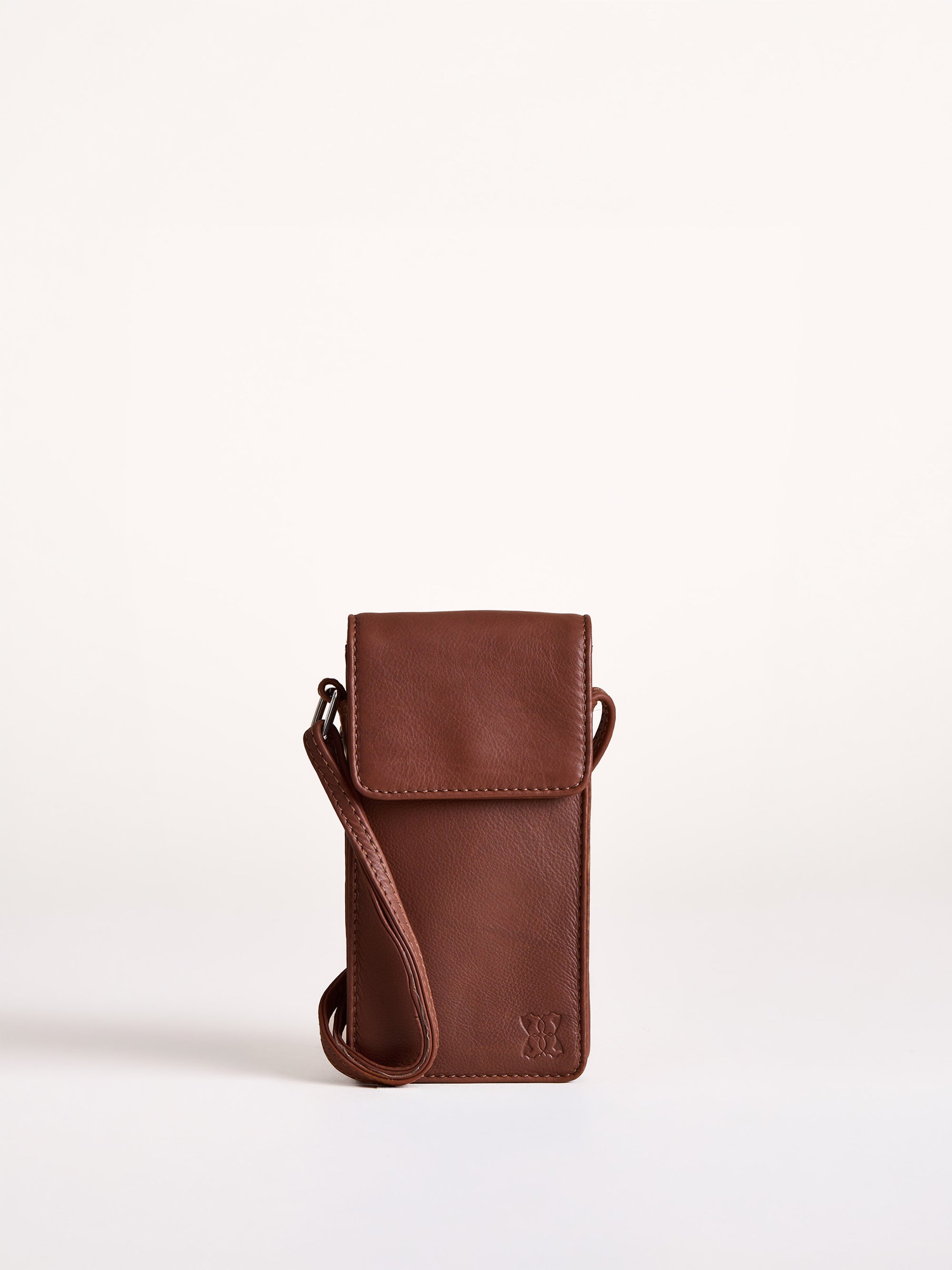 Bowness Leather Cross Body Phone Pouch