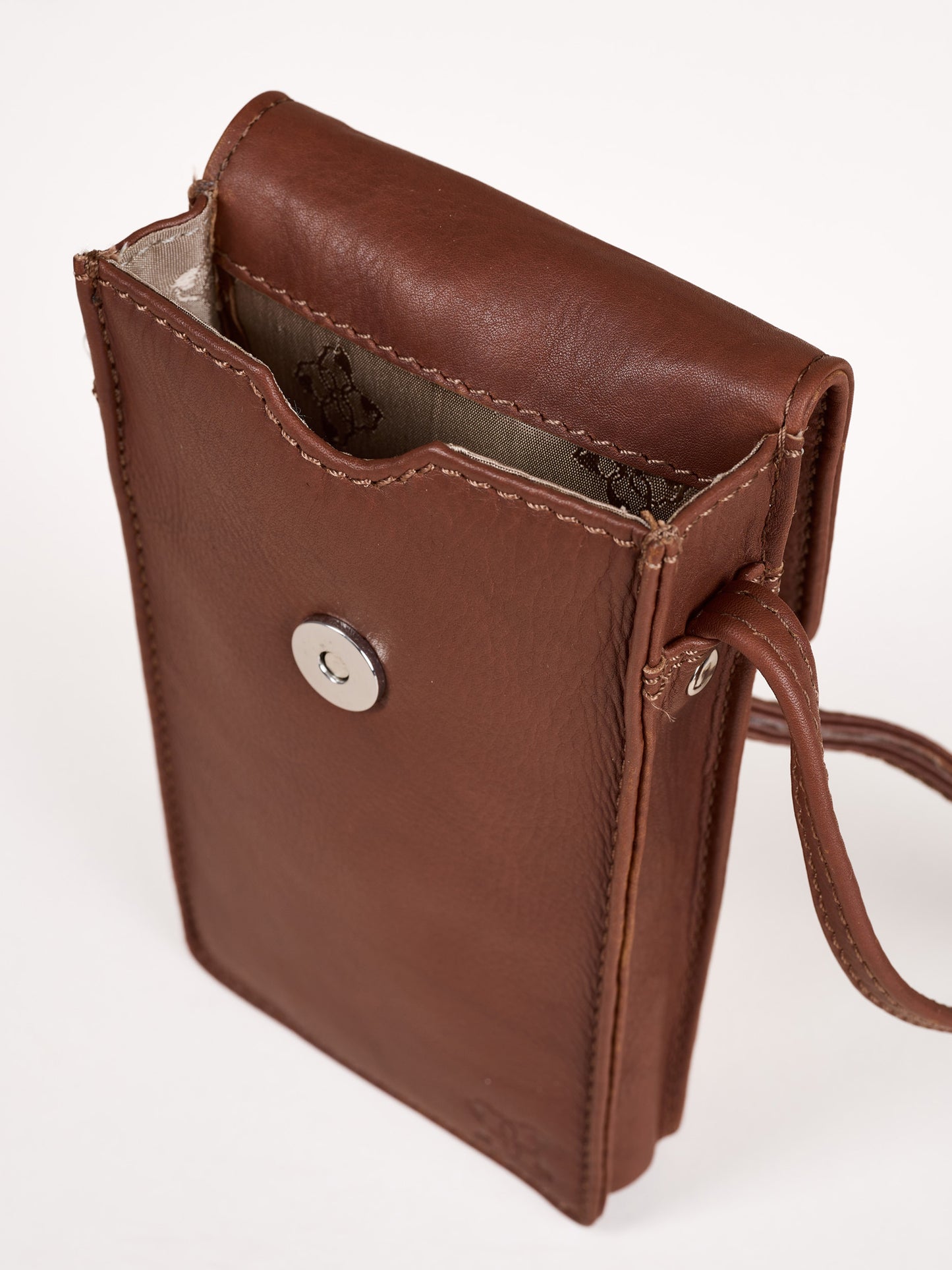 Bowness Leather Cross Body Phone Pouch
