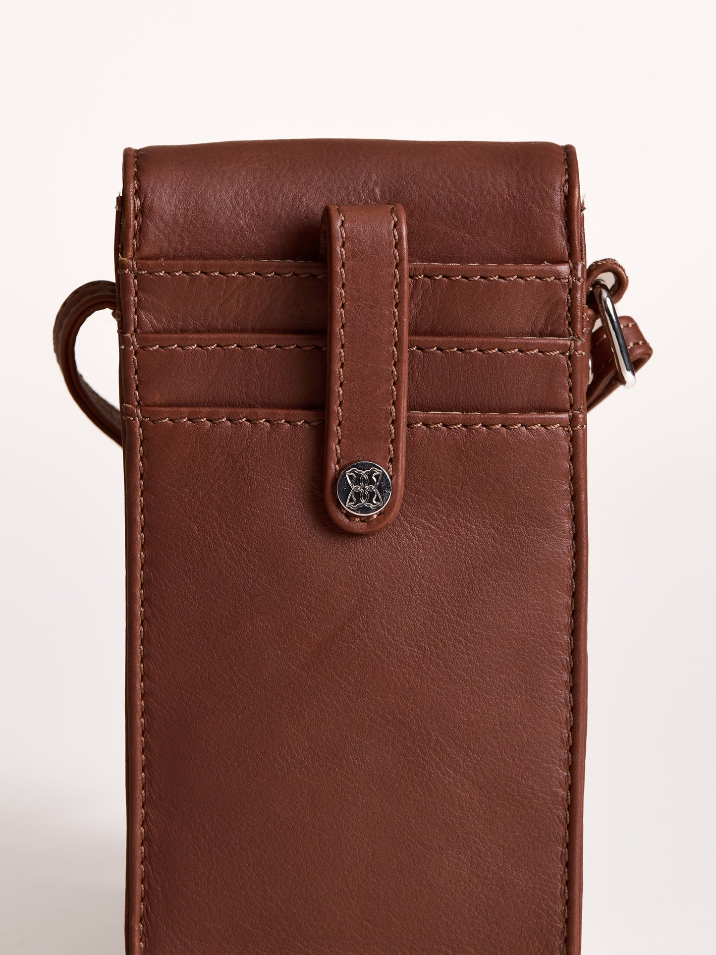 Bowness Leather Cross Body Phone Pouch