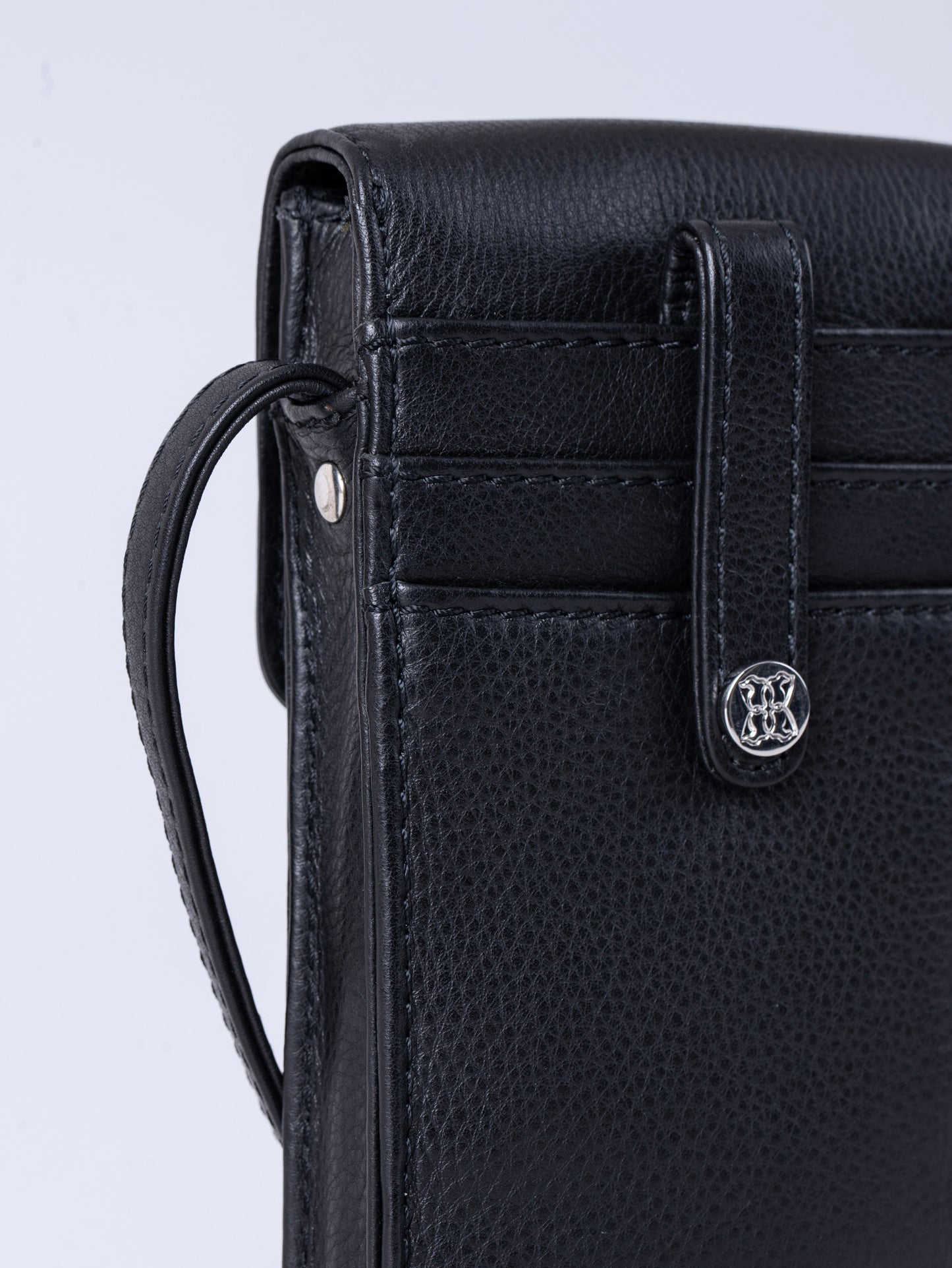 Bowness Leather Cross Body Phone Pouch
