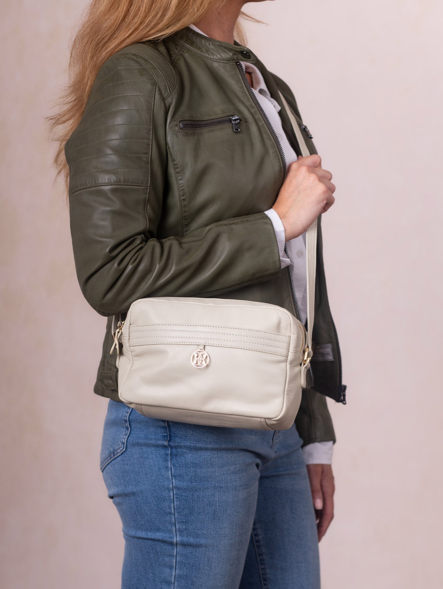 Cartmel Boxy Leather Cross Body Bag