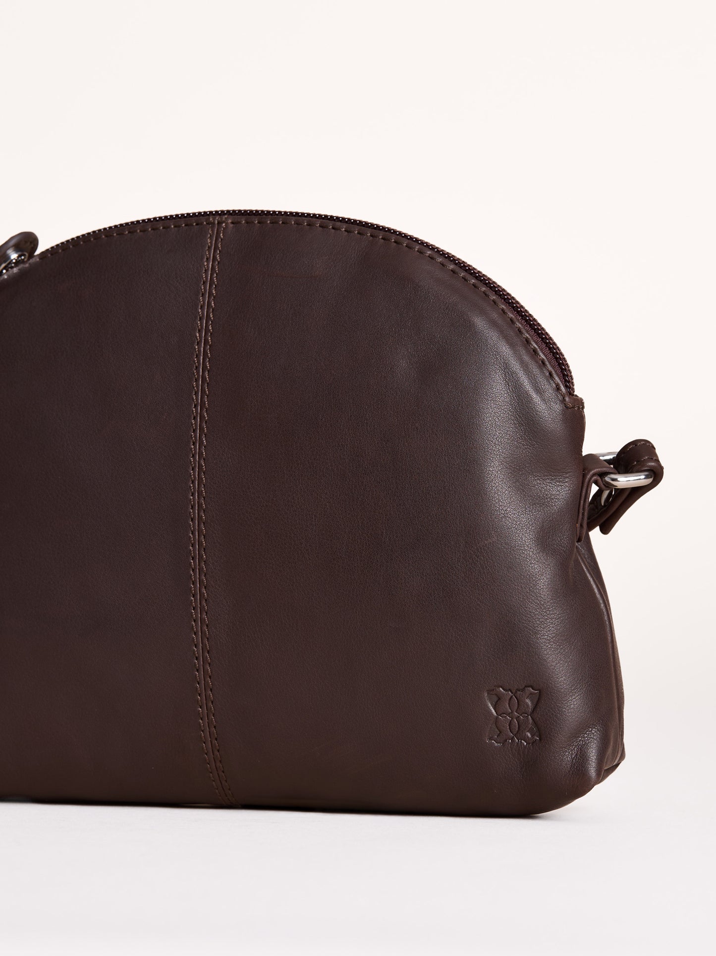 Elterwater Curved Leather Cross Body Bag