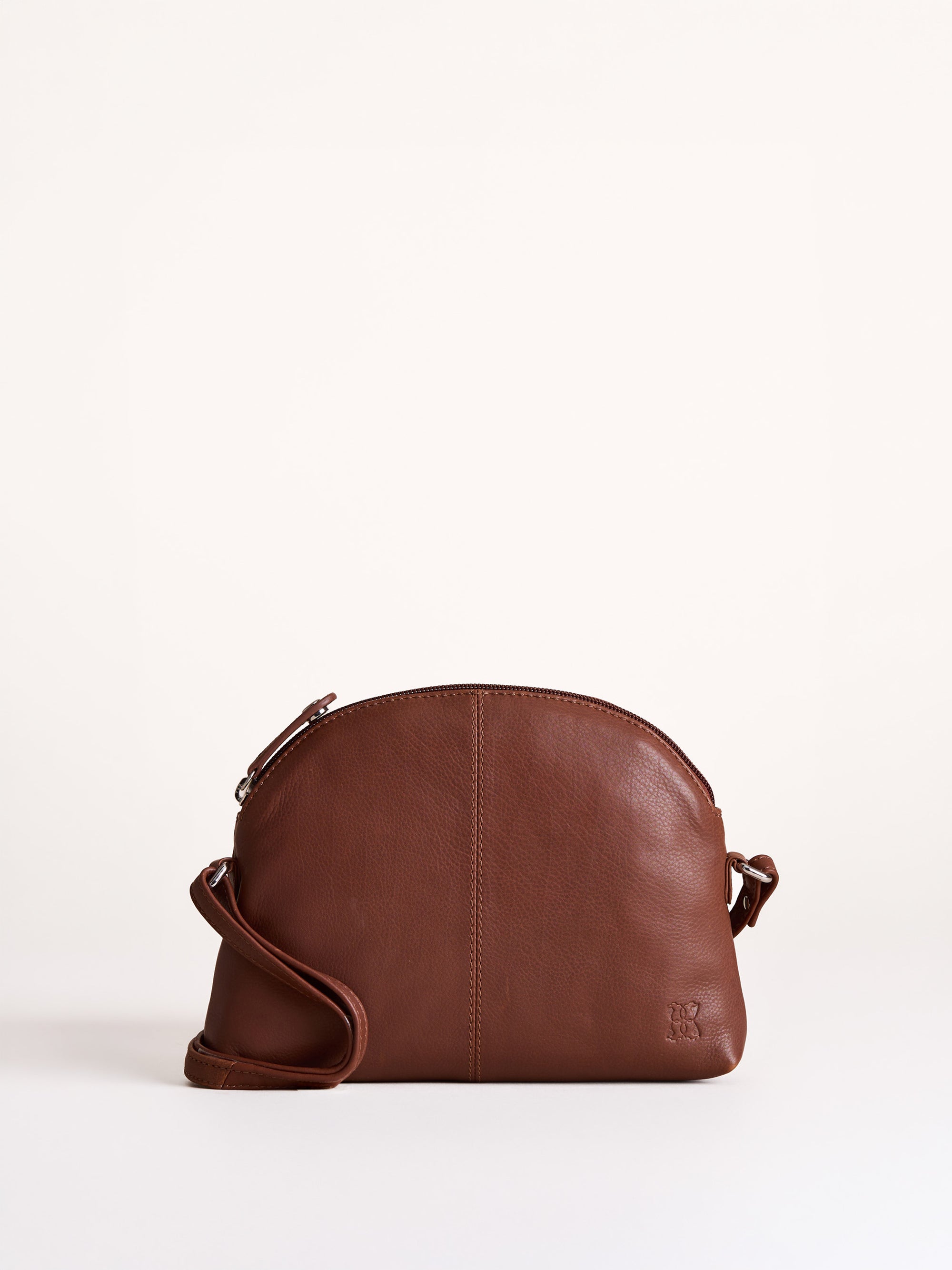 Elterwater Curved Leather Cross Body Bag