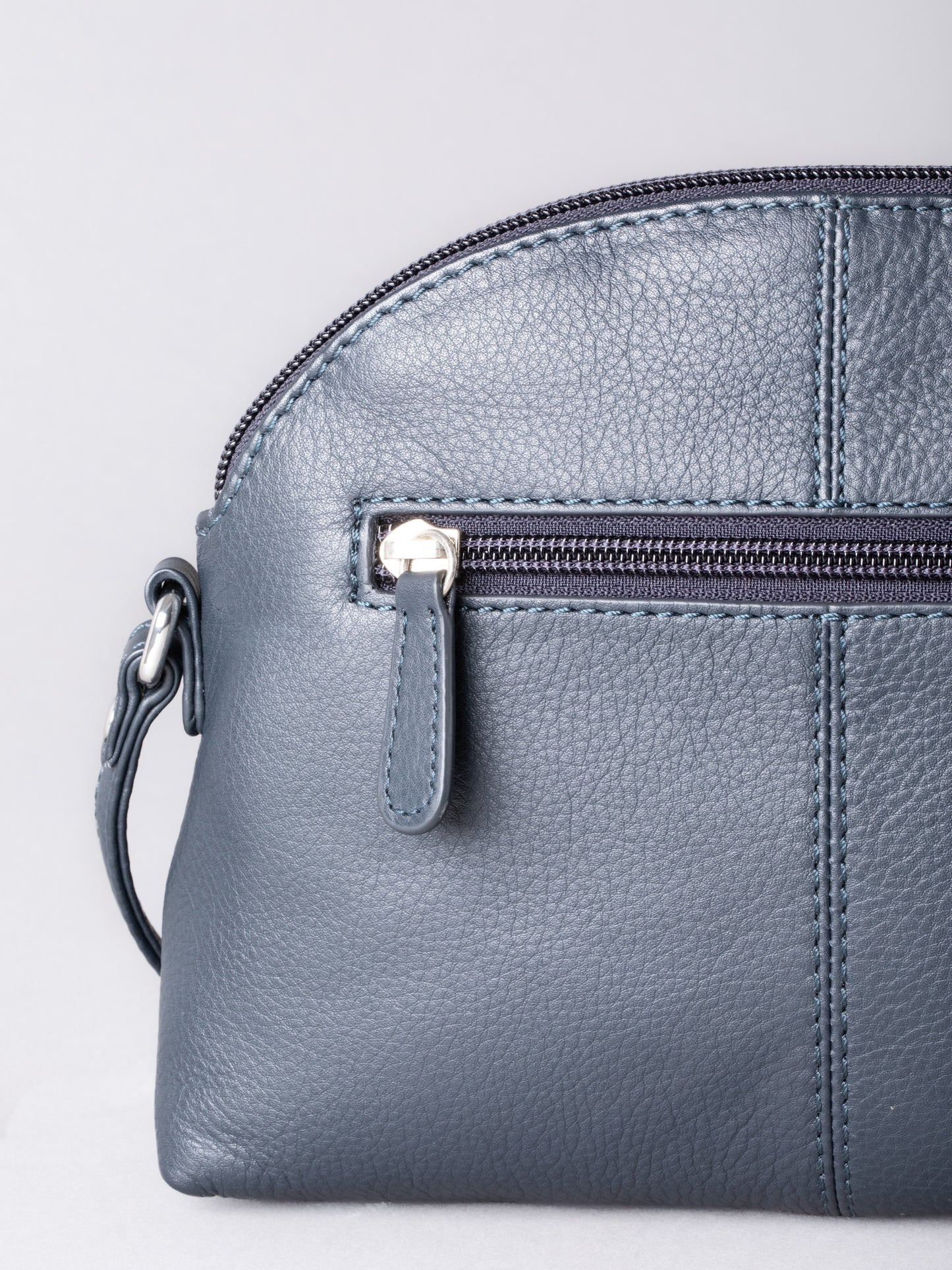 Elterwater Curved Leather Cross Body Bag