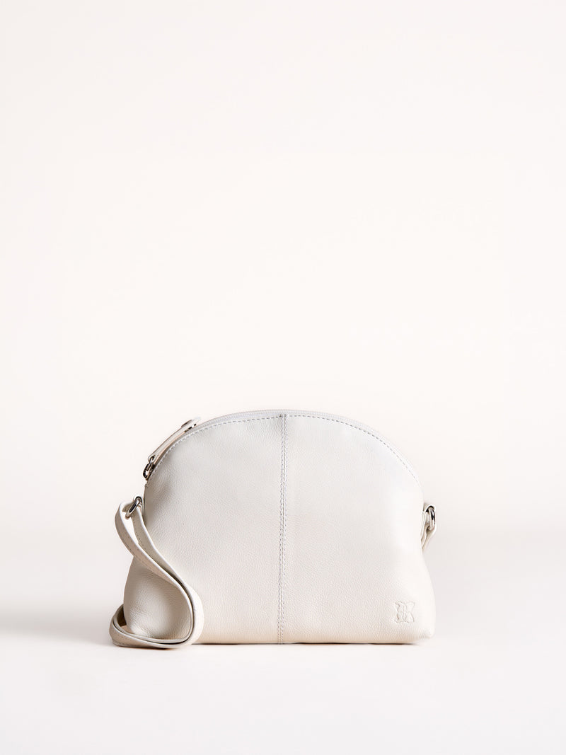 Elterwater Curved Leather Cross Body Bag