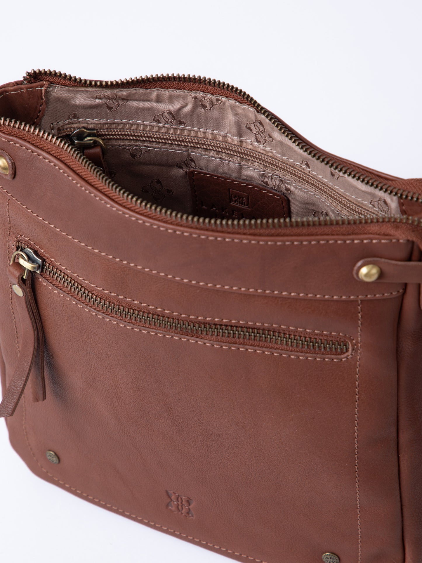 Harstone Large Leather Cross Body Bag