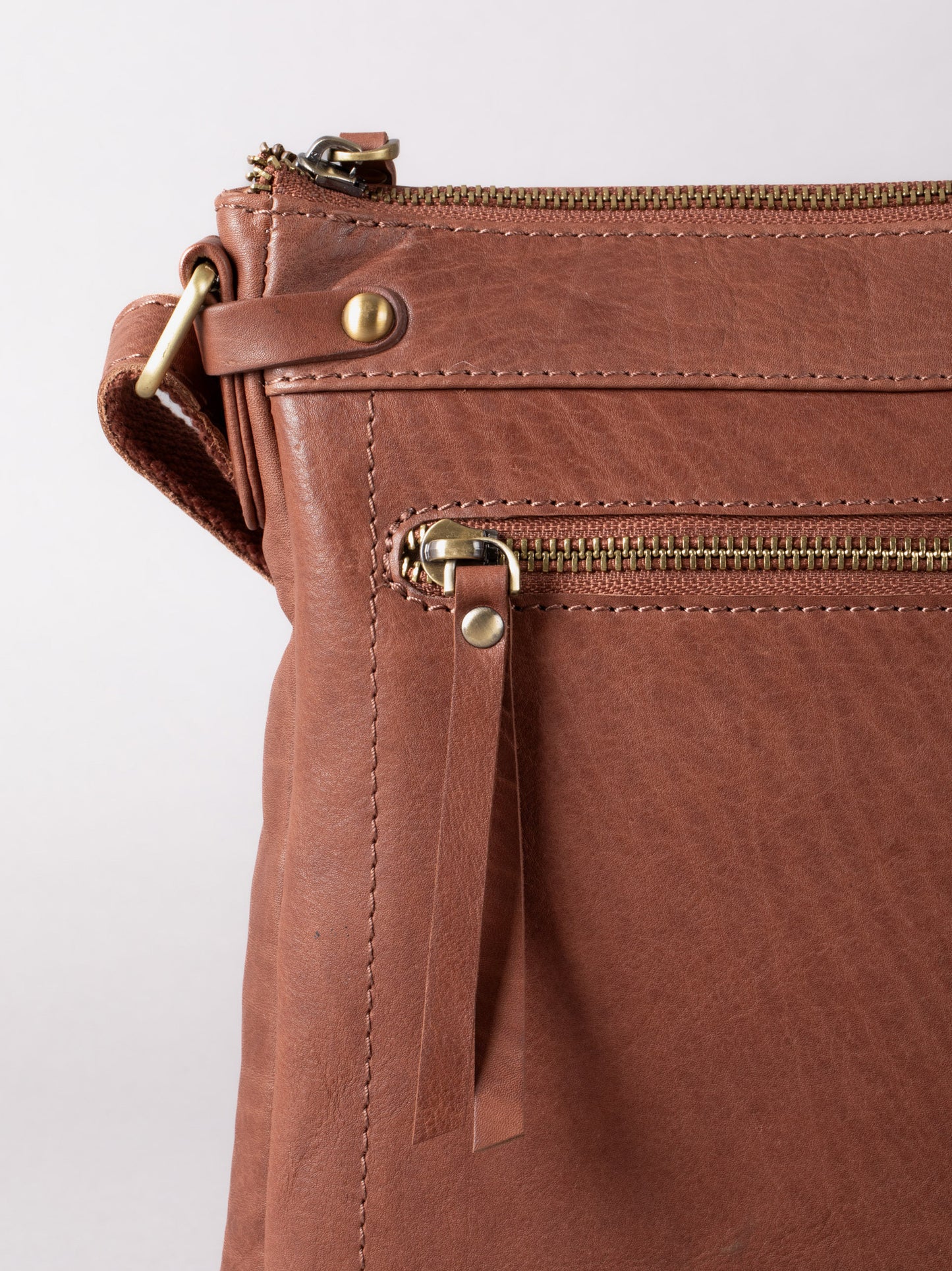 Harstone Large Leather Cross Body Bag