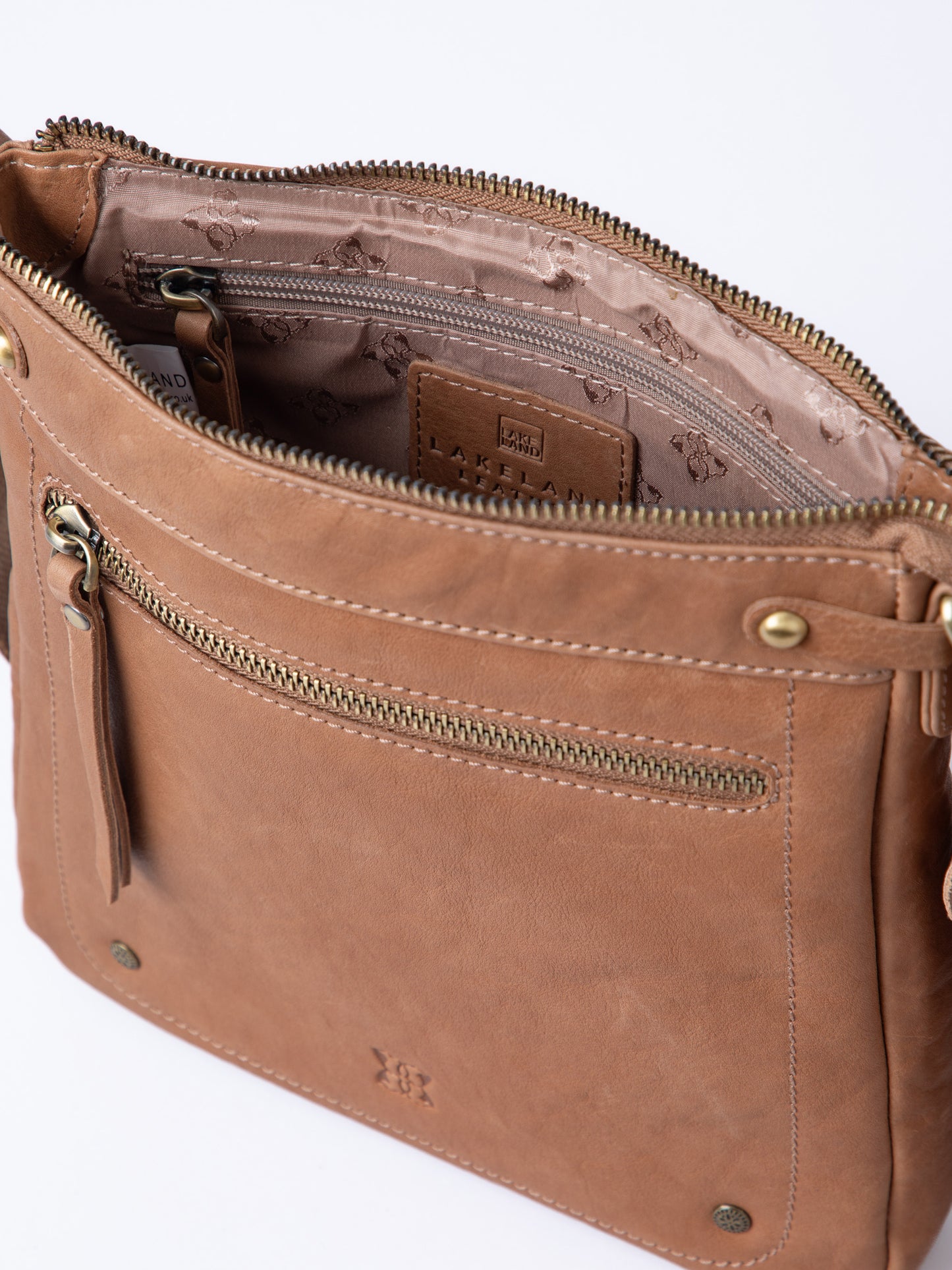 Harstone Large Leather Cross Body Bag