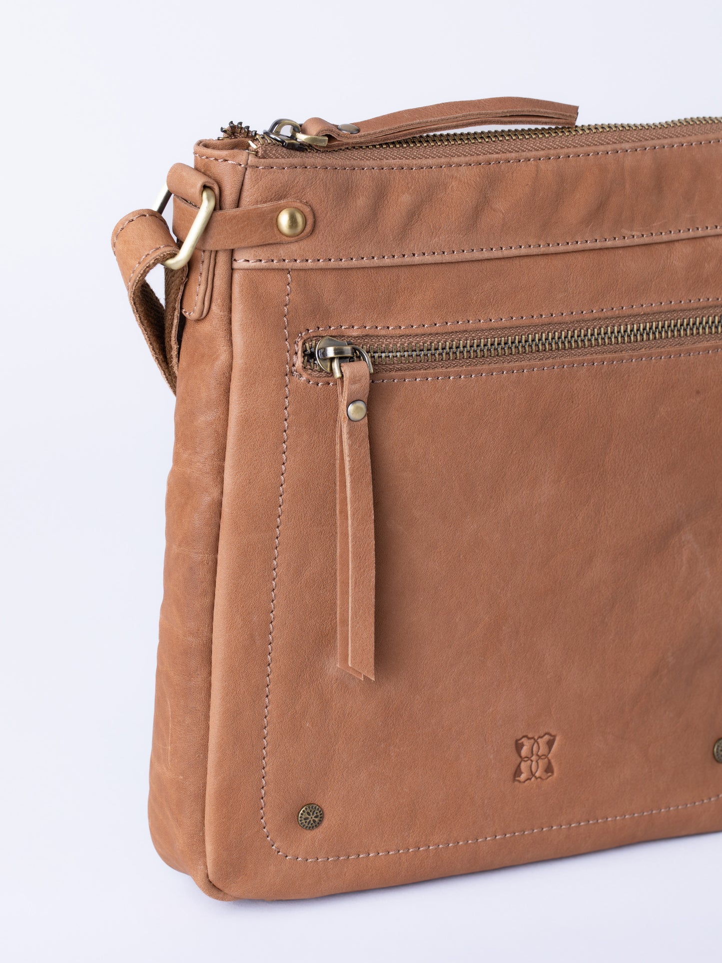 Harstone Large Leather Cross Body Bag