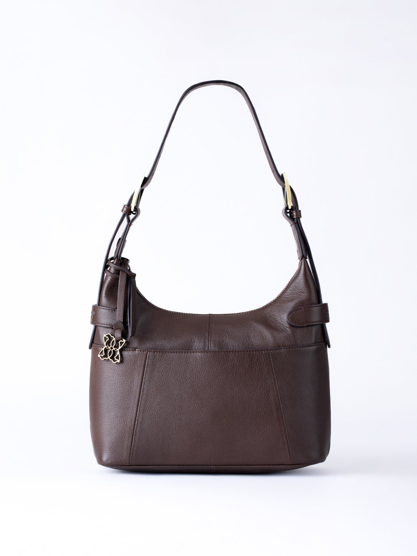 Newby Leather Hobo Shoulder Bag
