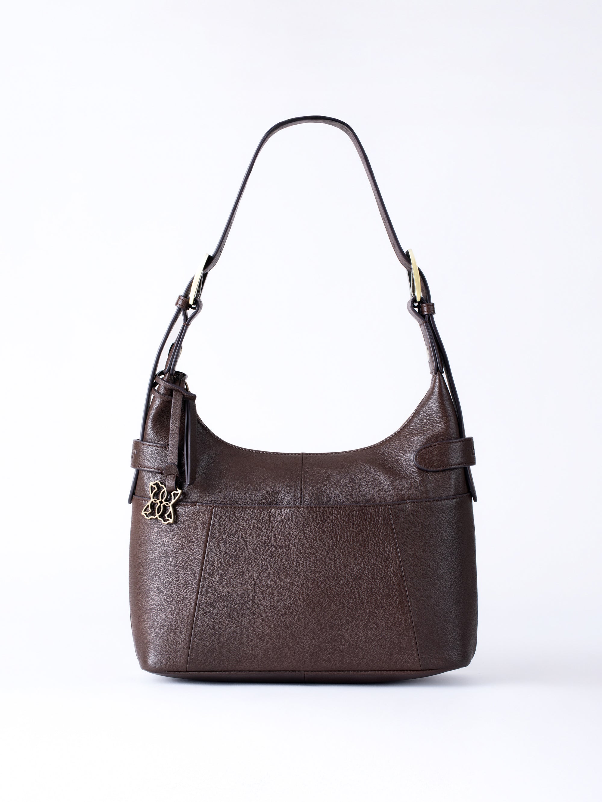 Newby Leather Hobo Shoulder Bag